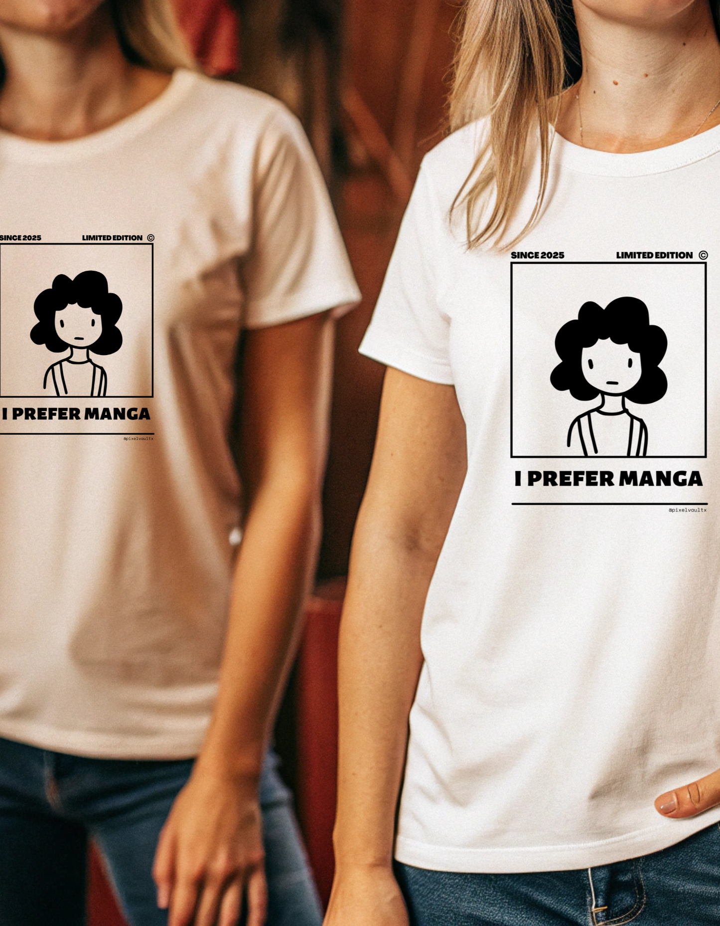 'I Prefer Manga' • Bookish T-Shirt • Women's Maple Tee Regular fit T-Shirt