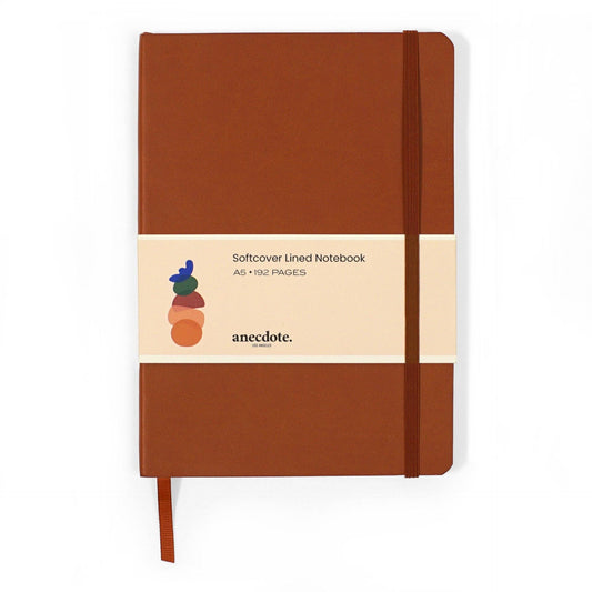 A5 Softcover Journal • Camel / Lined