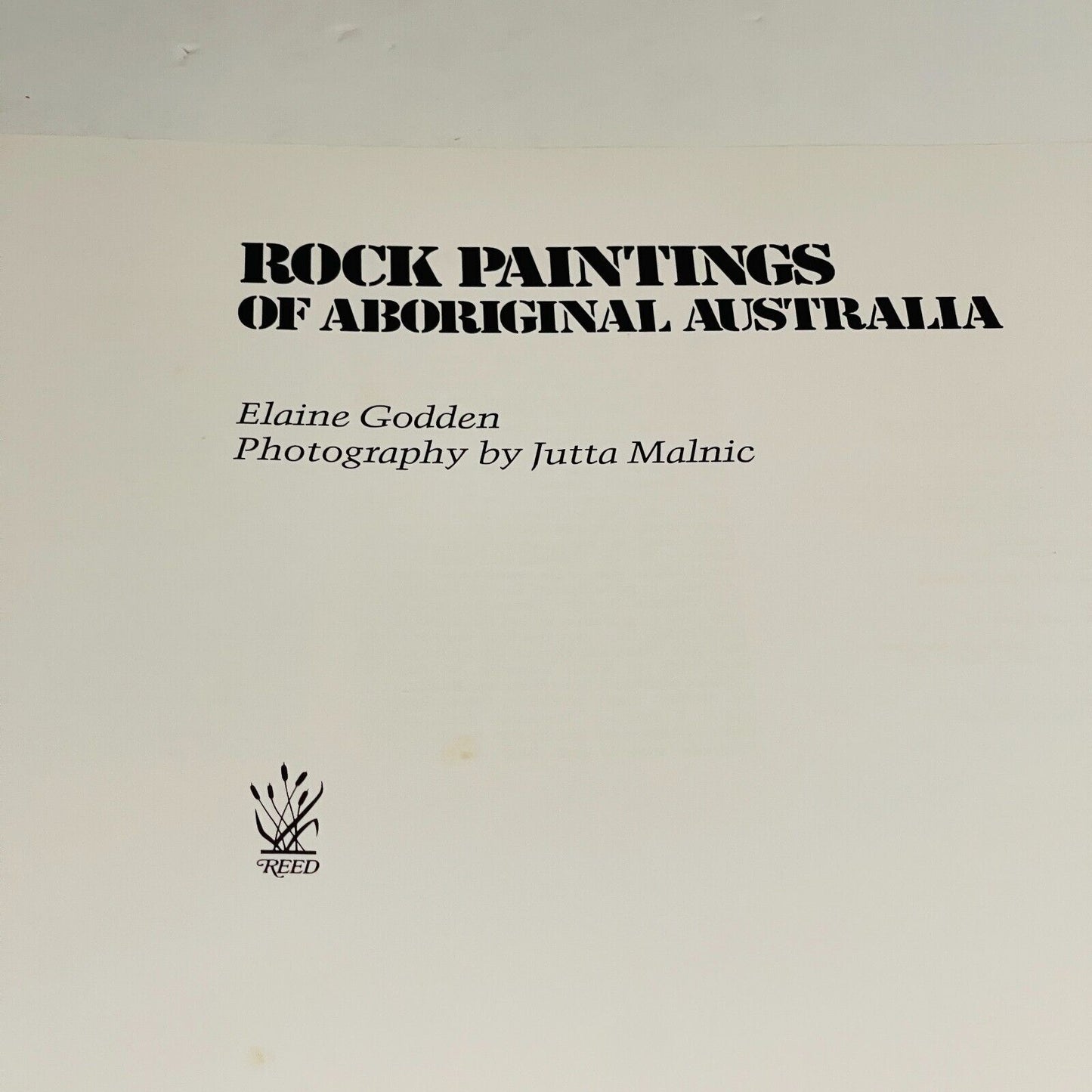 Rock Paintings of Aboriginal Australia