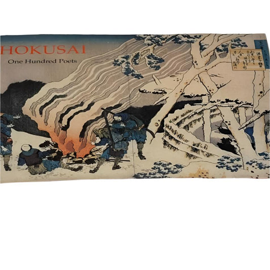 Front Book cover.  Hokusai One Hundred Poets