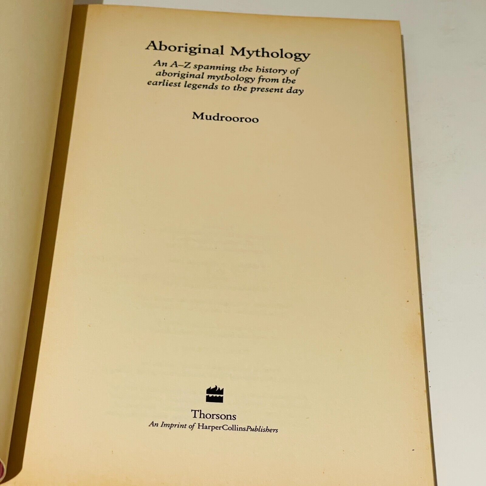 Aboriginal Mythology - Miss Holley Emma's Bookroom