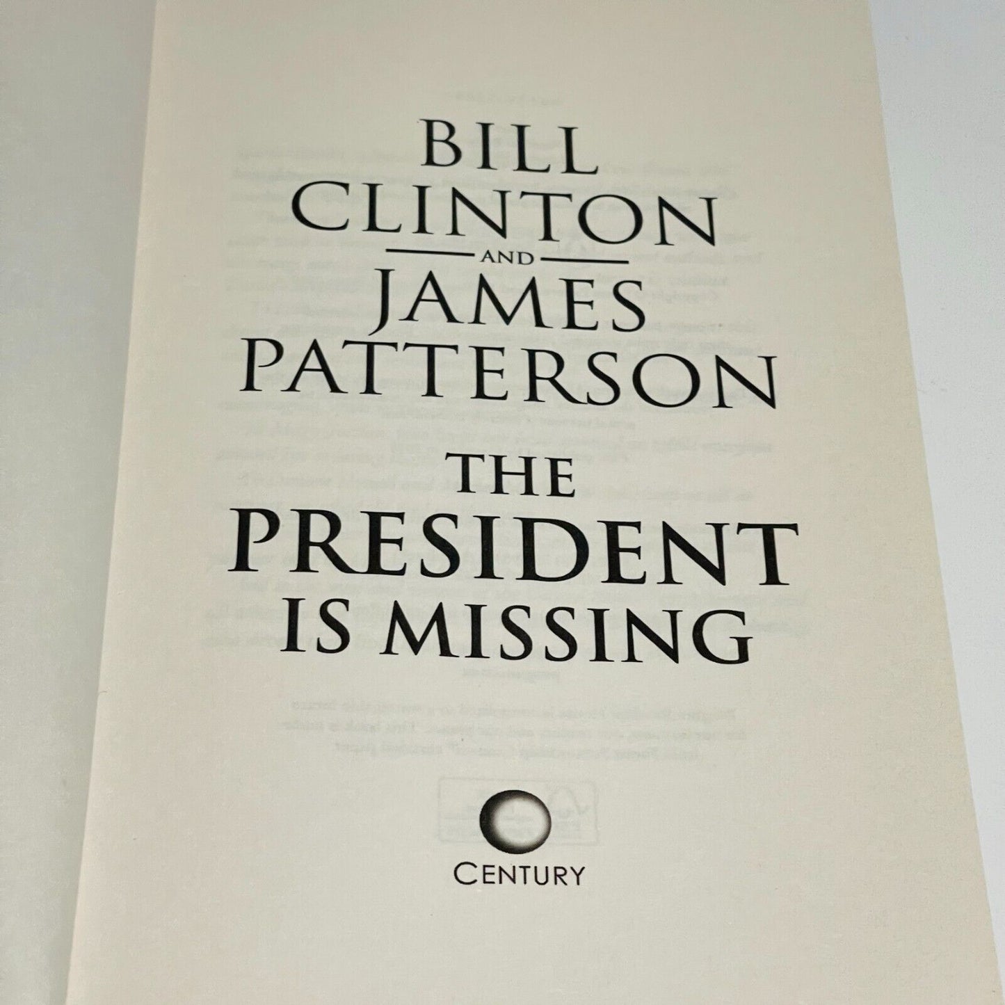 The President is Missing