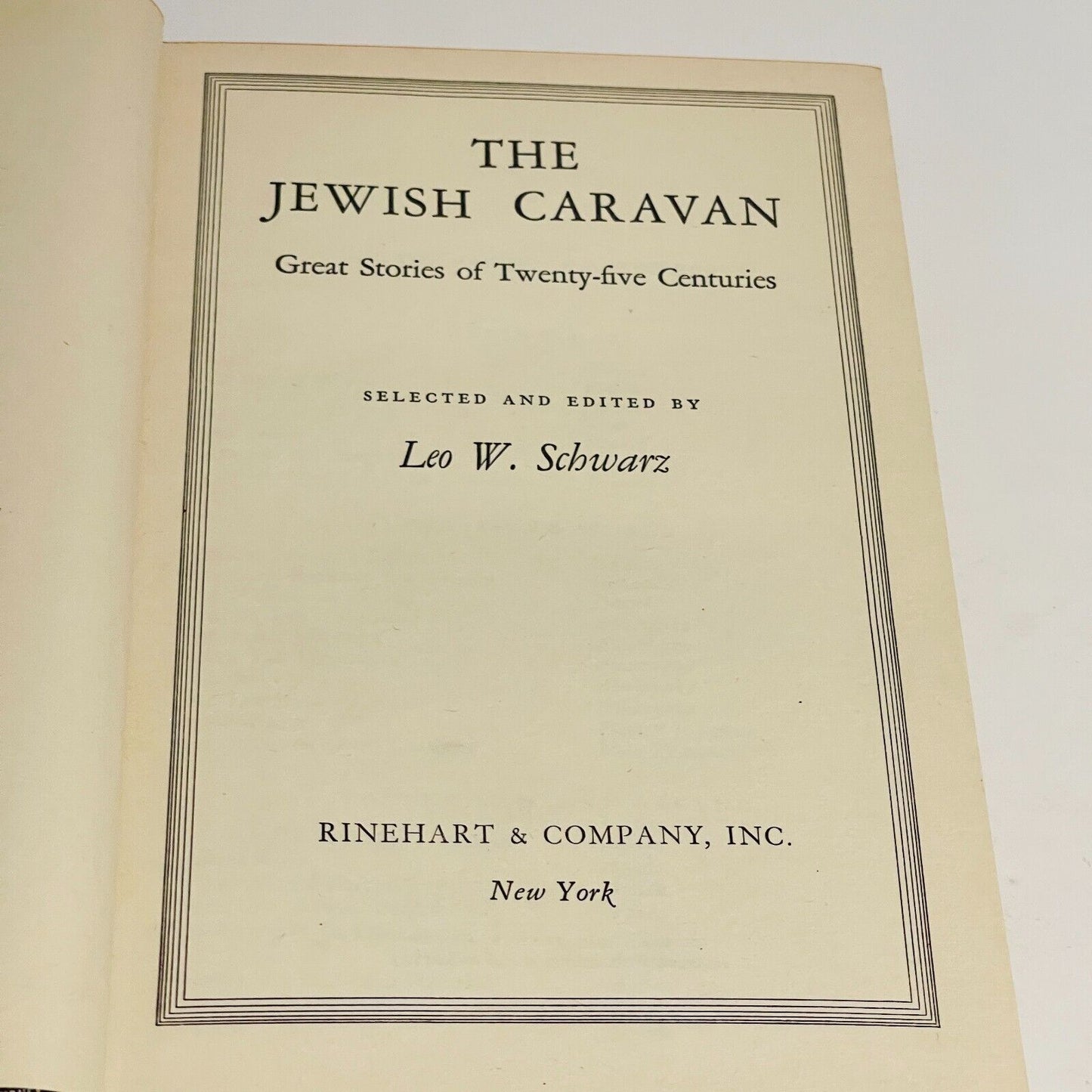 The Jewish Caravan