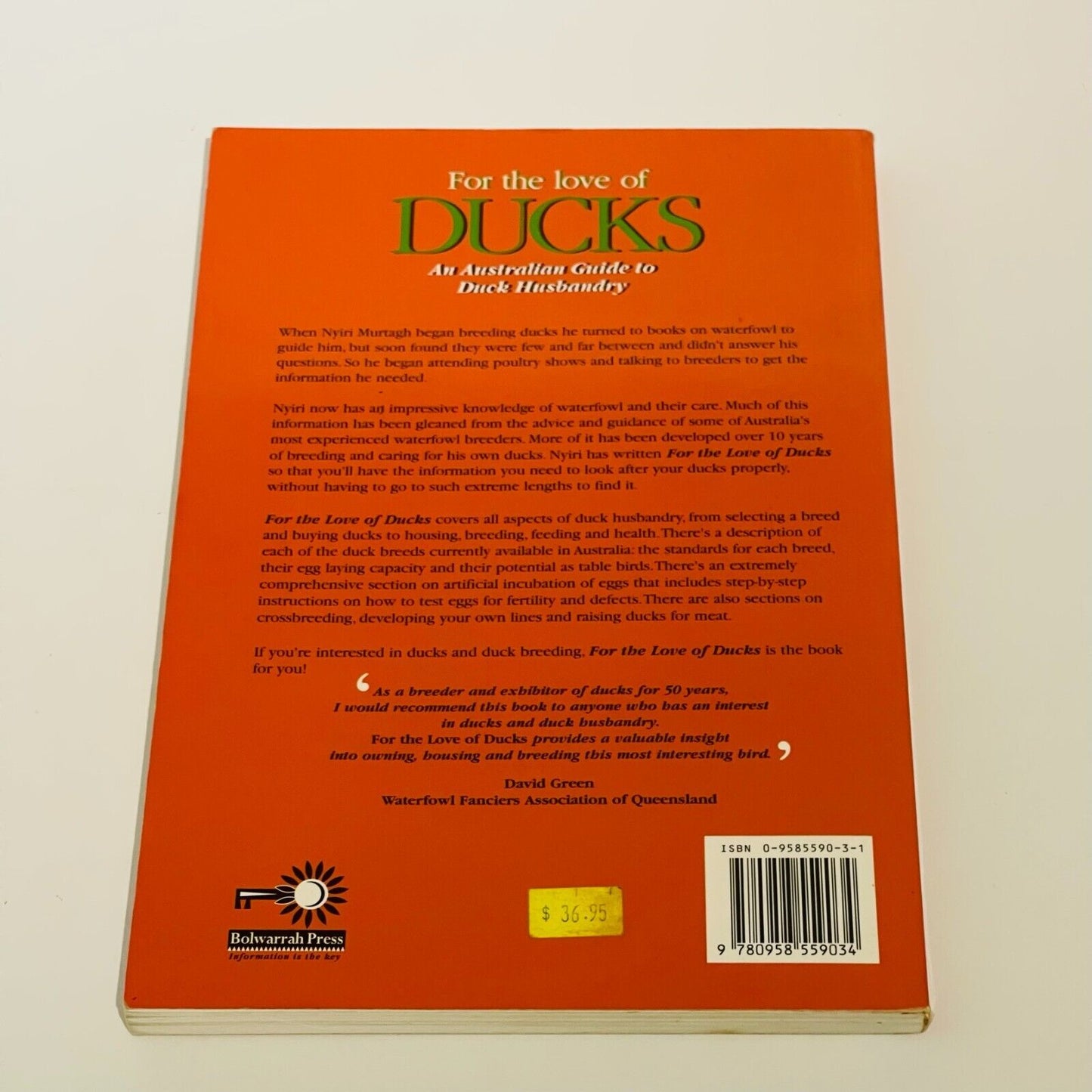 For the Love of Ducks: An Australian Guide to Duck Husbandry