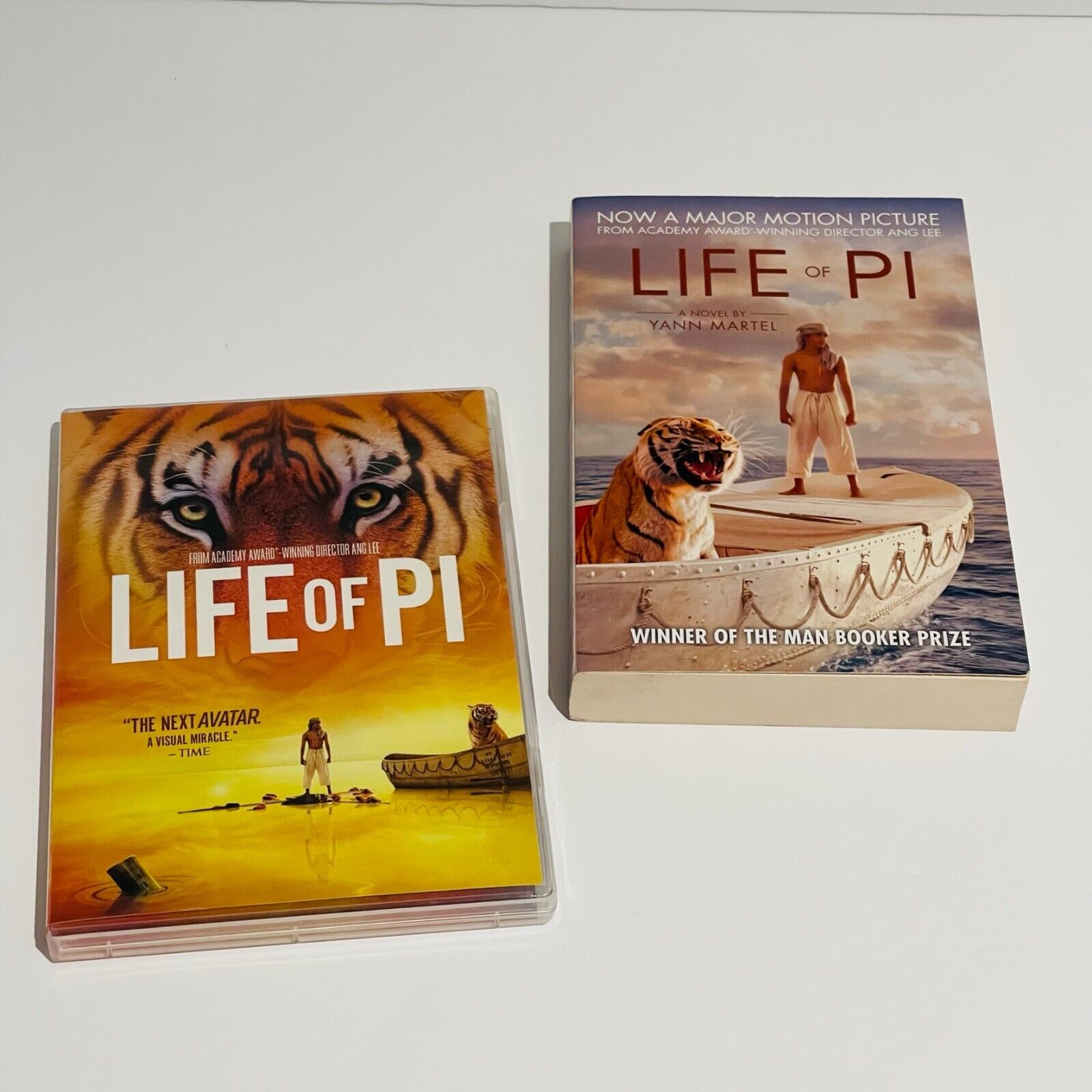 Life of Pi: A Novel by Yann Martel Paperback & DVD (R1) Bundle - Miss Holley Emma's Bookroom