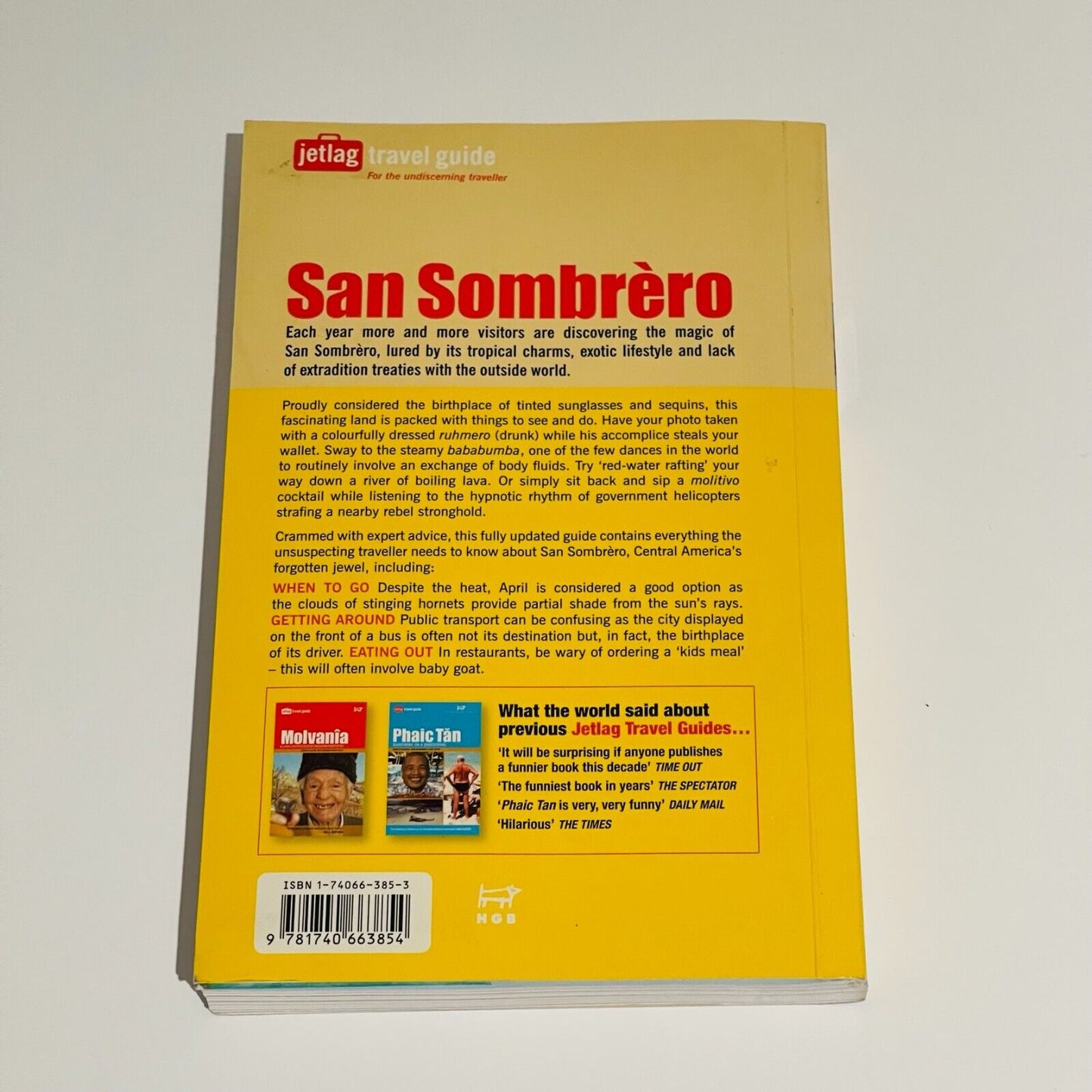 SAN SOMBRERO Jetlag Travel Guide