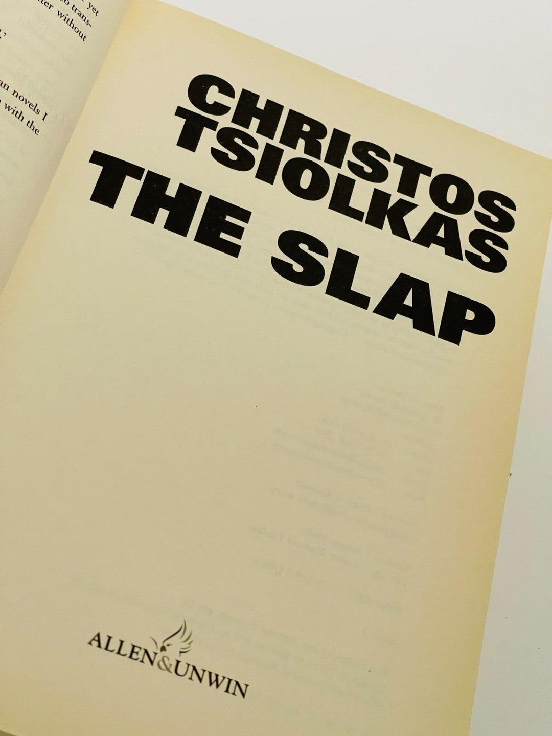 The Slap • Christos Tsiolkas