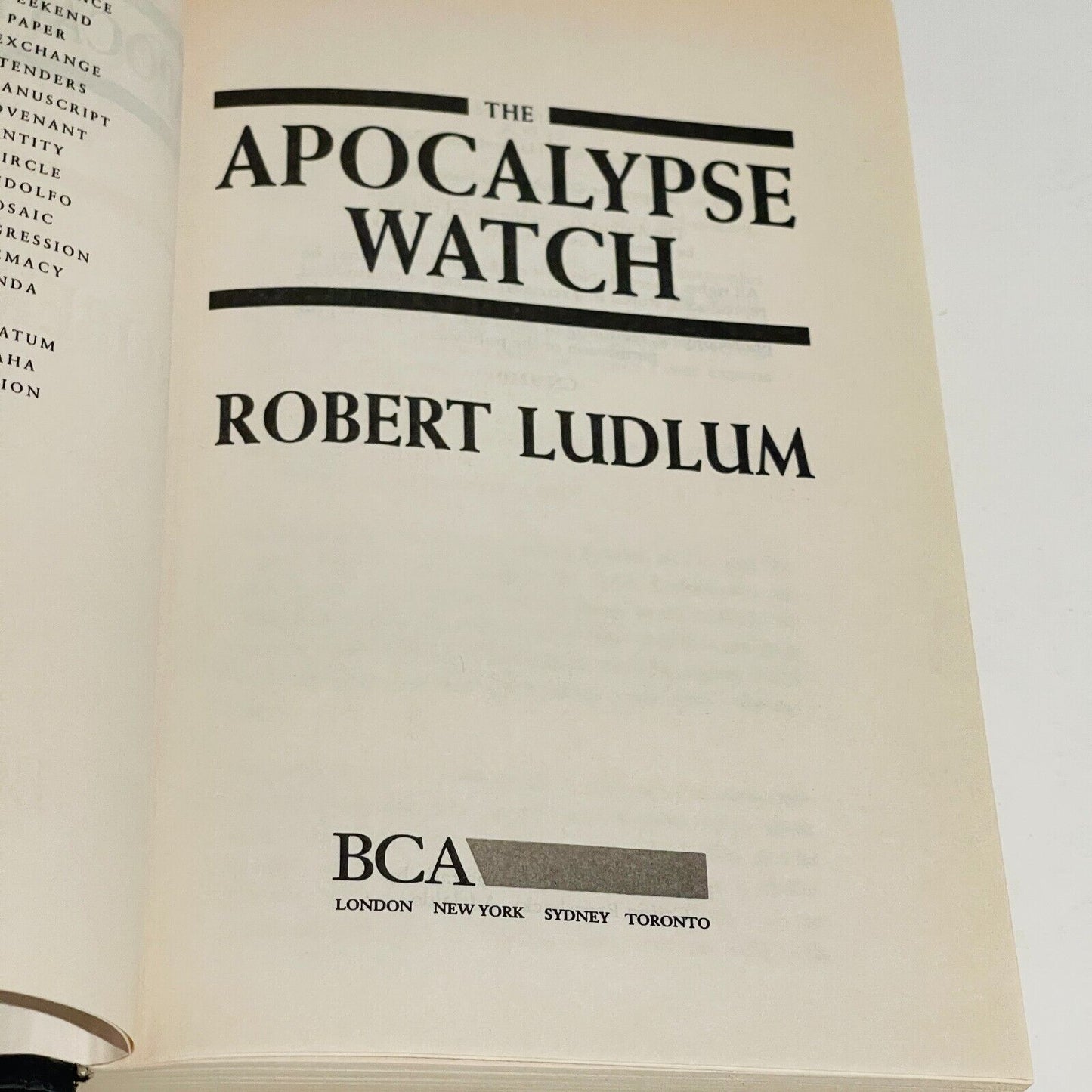 The Apocalypse Watch