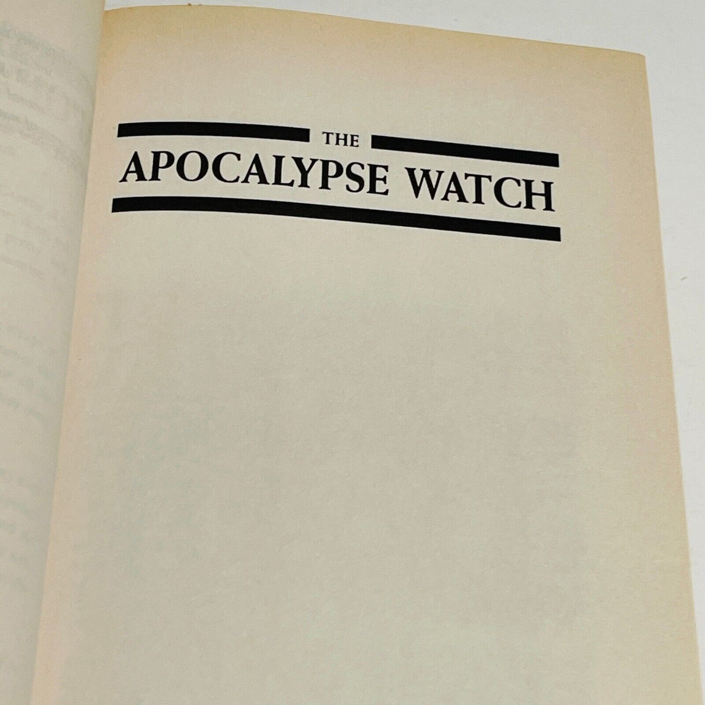 The Apocalypse Watch