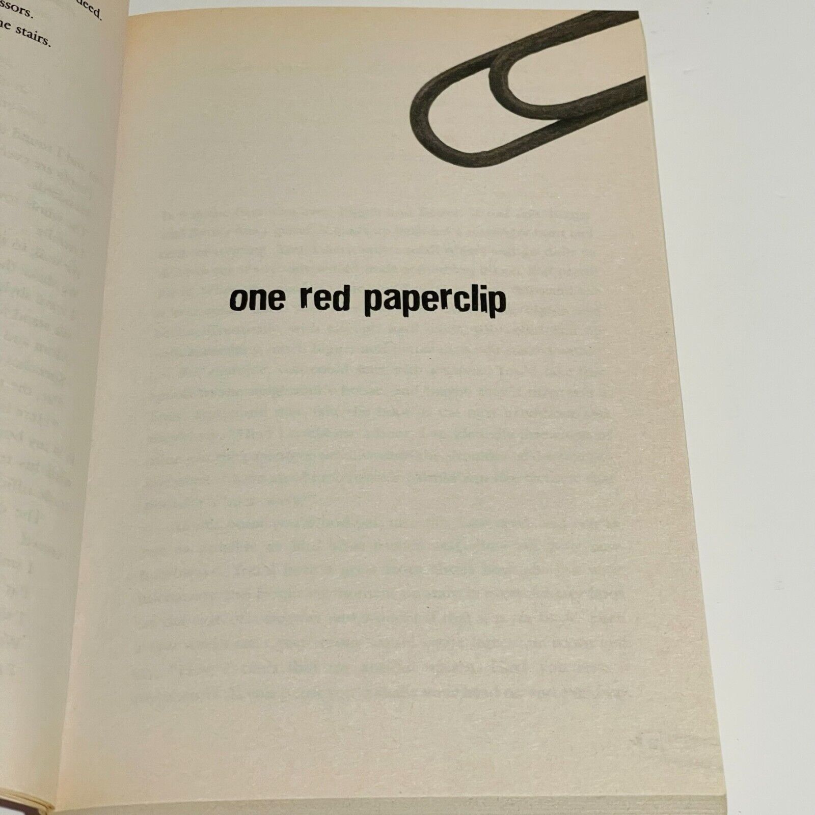 One Red Paperclip - Miss Holley Emma's Bookroom