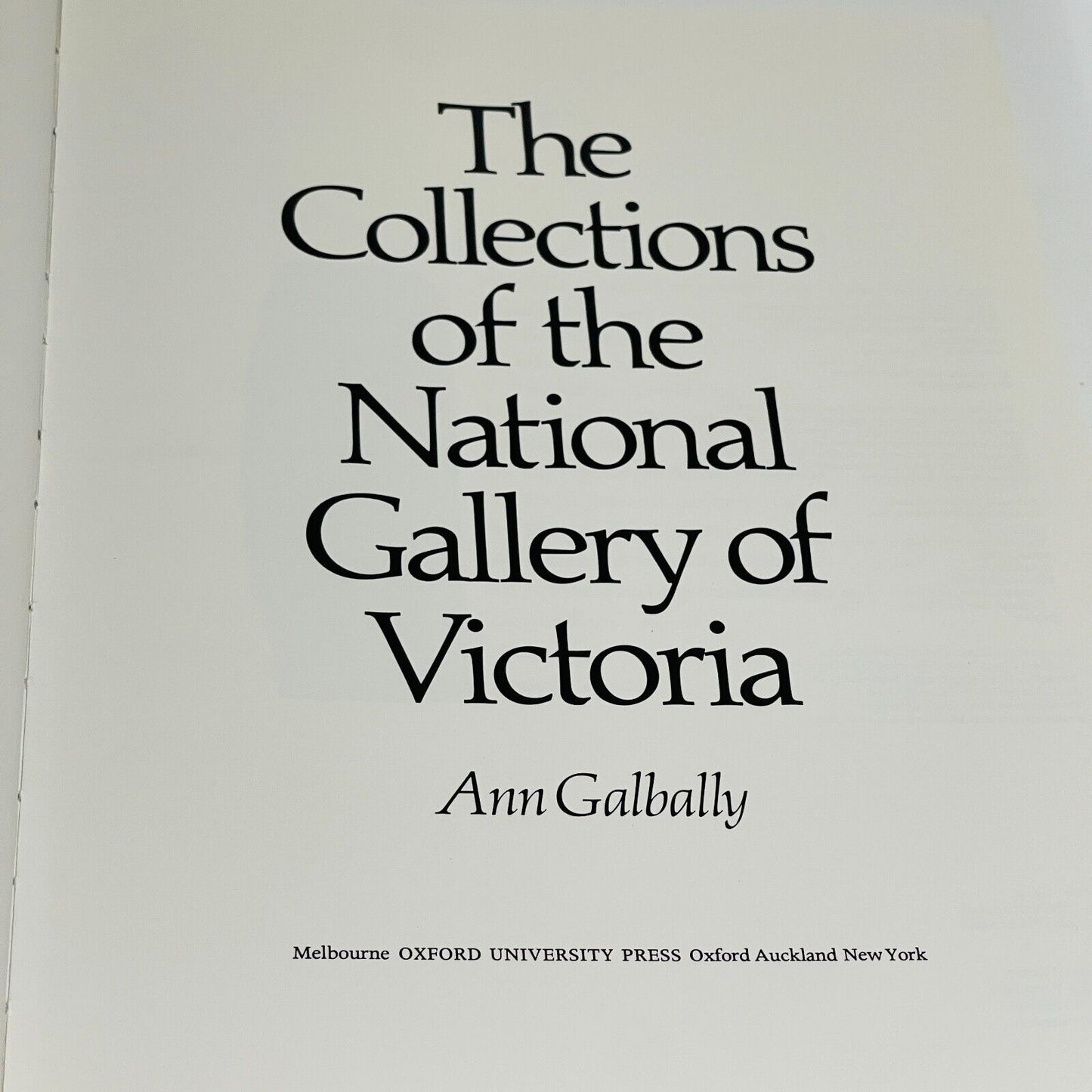 The Collection of the National Gallery of Victoria