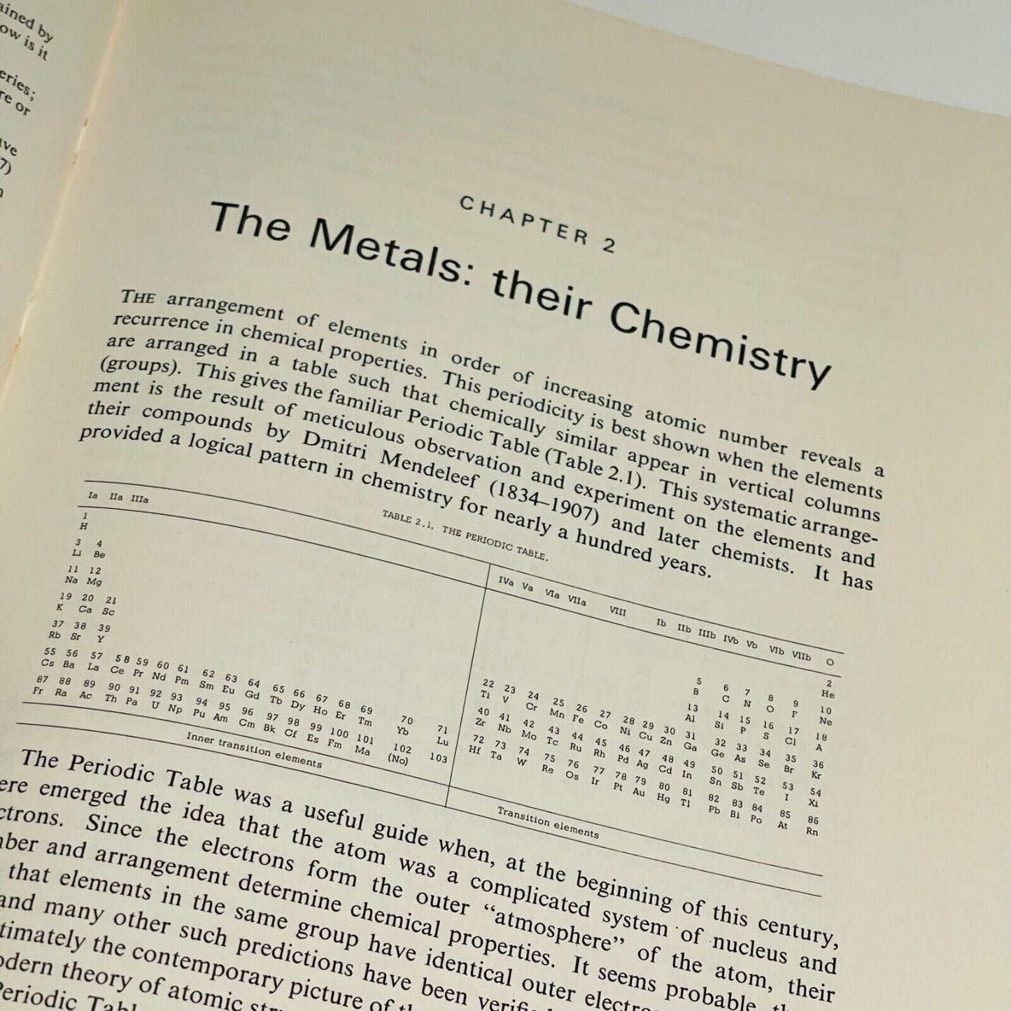 The Chemistry of the Metallic Elements