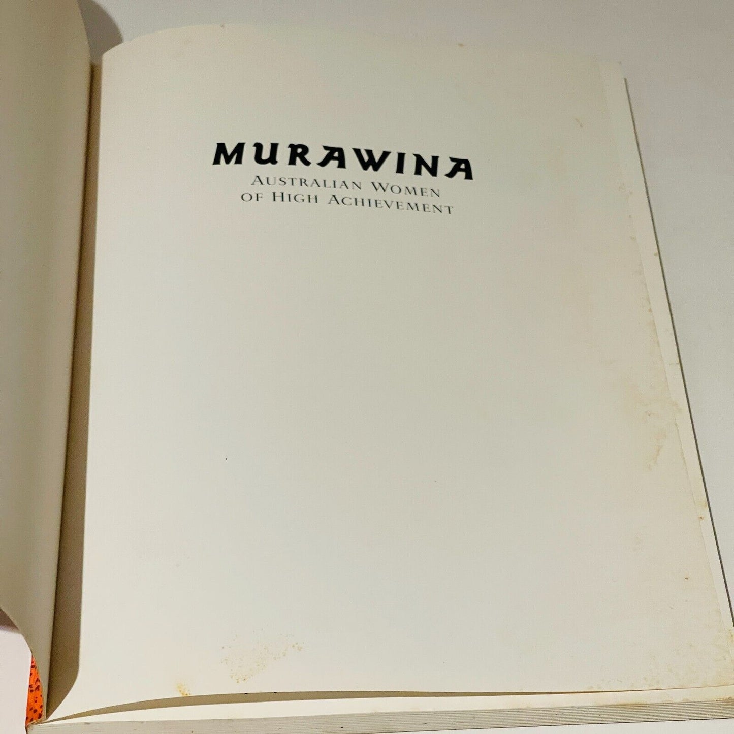 Murawina: Australian Women of High Achievement