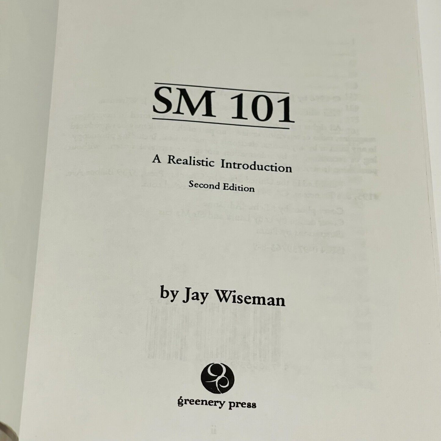 SM 101 + On The Safe Edge: A Manual for SM Play Bundle