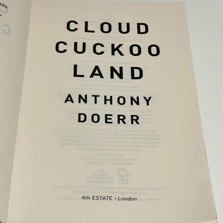 Cloud Cuckoo Land - Miss Holley Emma's Bookroom