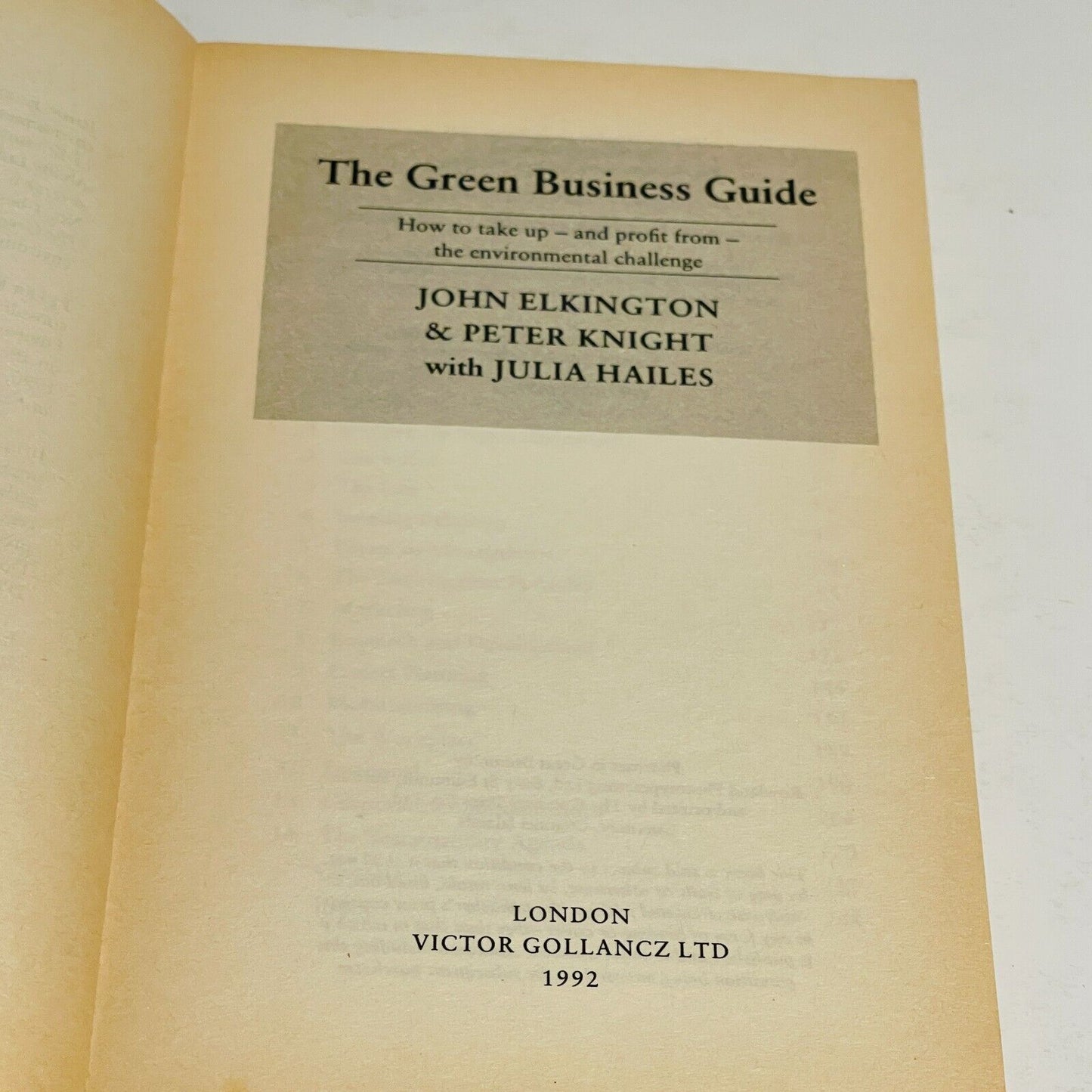 The Green Business Guide - Miss Holley Emma's Bookroom