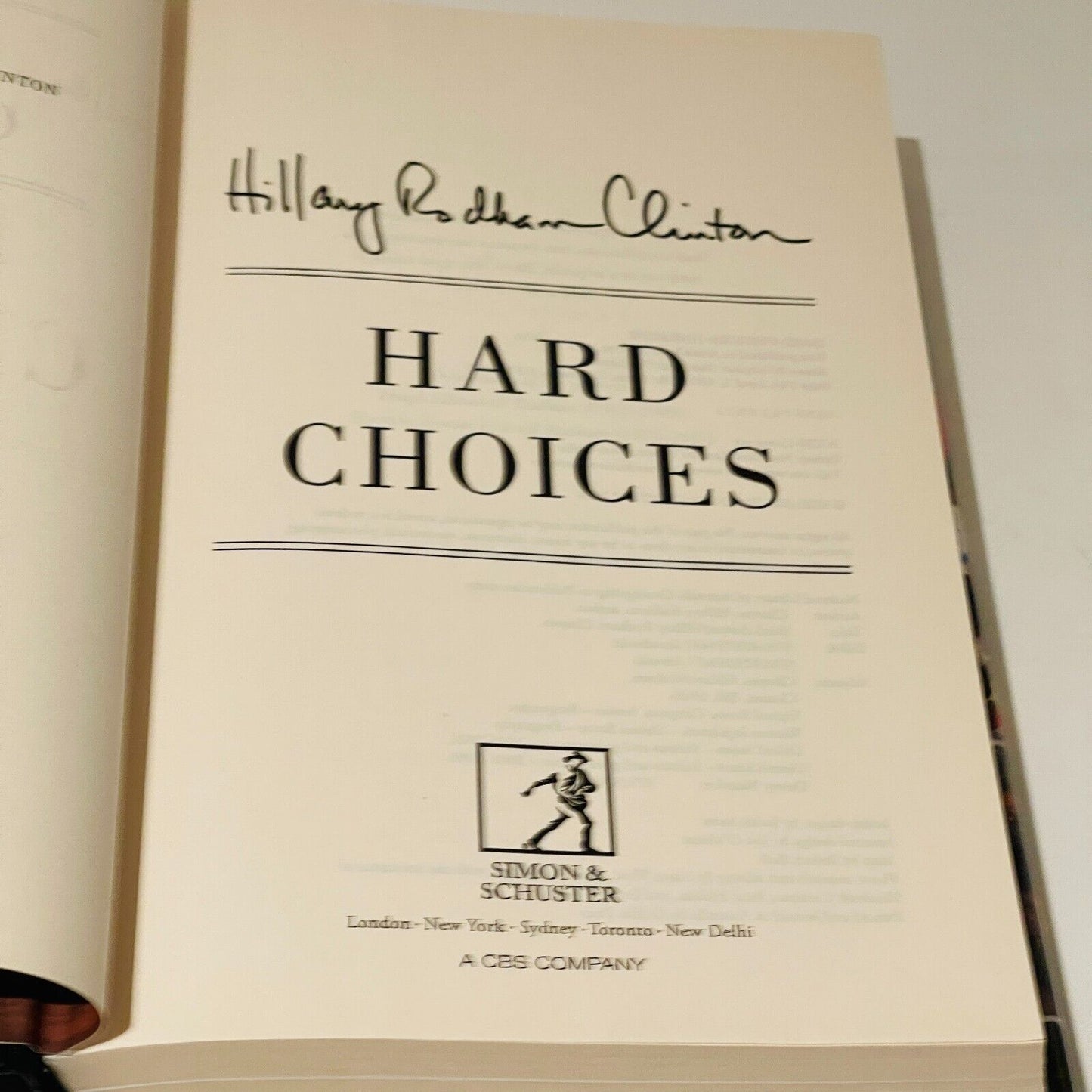 Hillary Rodham Clinton Hard Choices - Miss Holley Emma's Bookroom