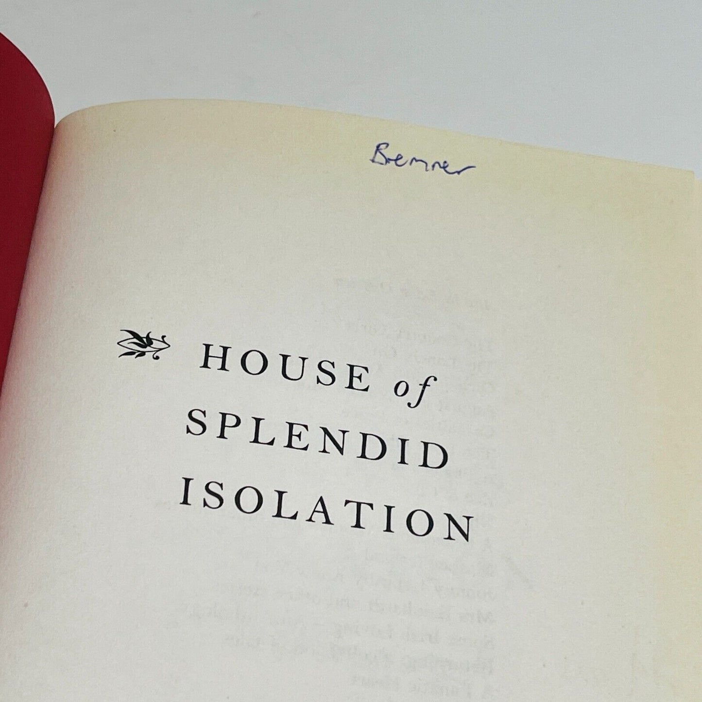 House of Splendid Isolation