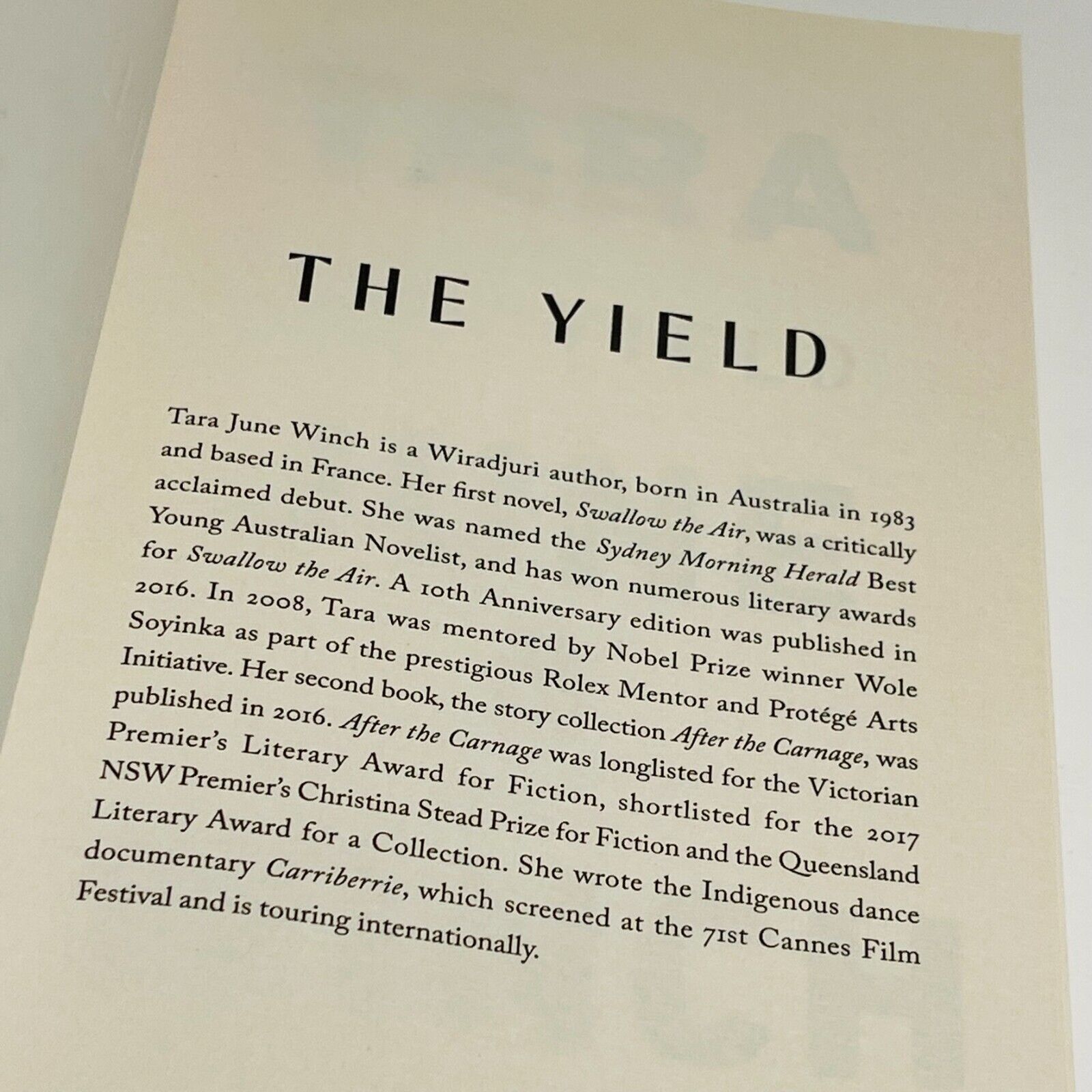 The Yield - Miss Holley Emma's Bookroom