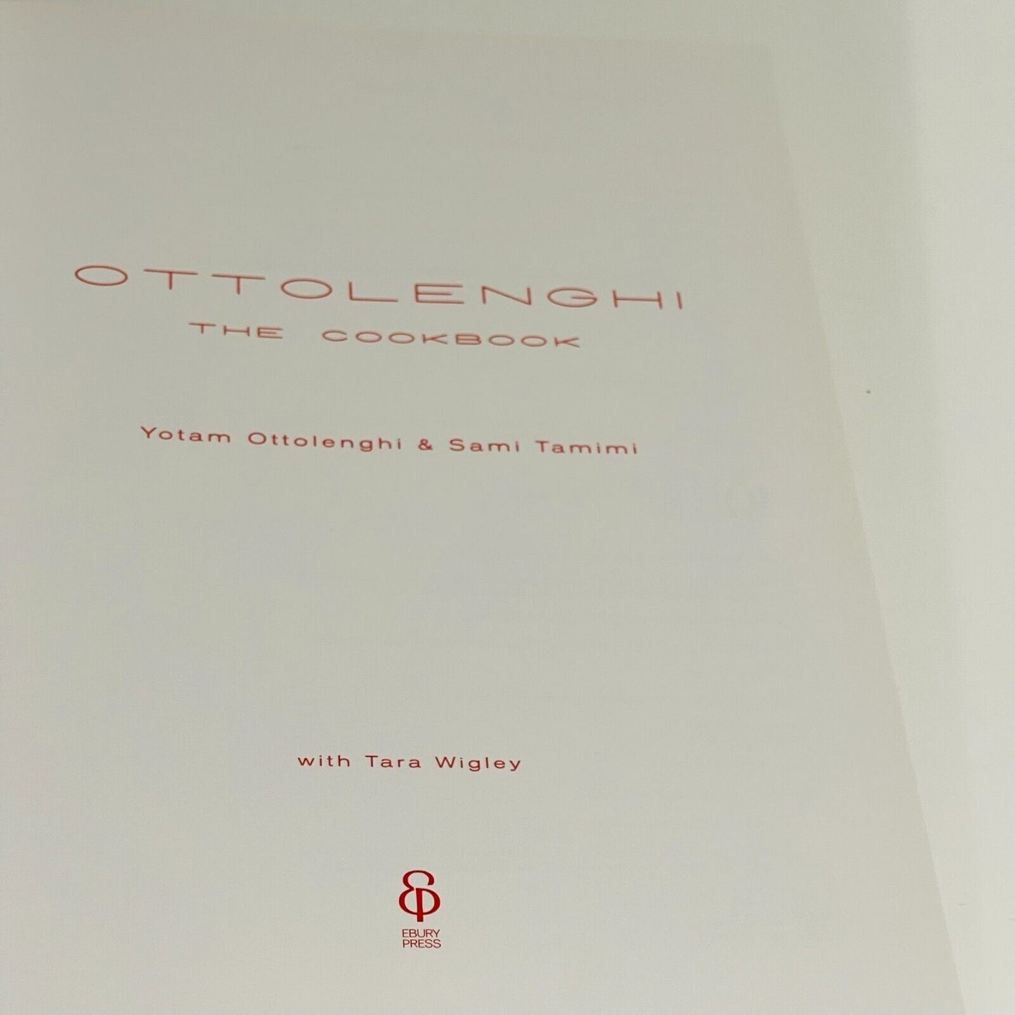 Ottolenghi The Cookbook