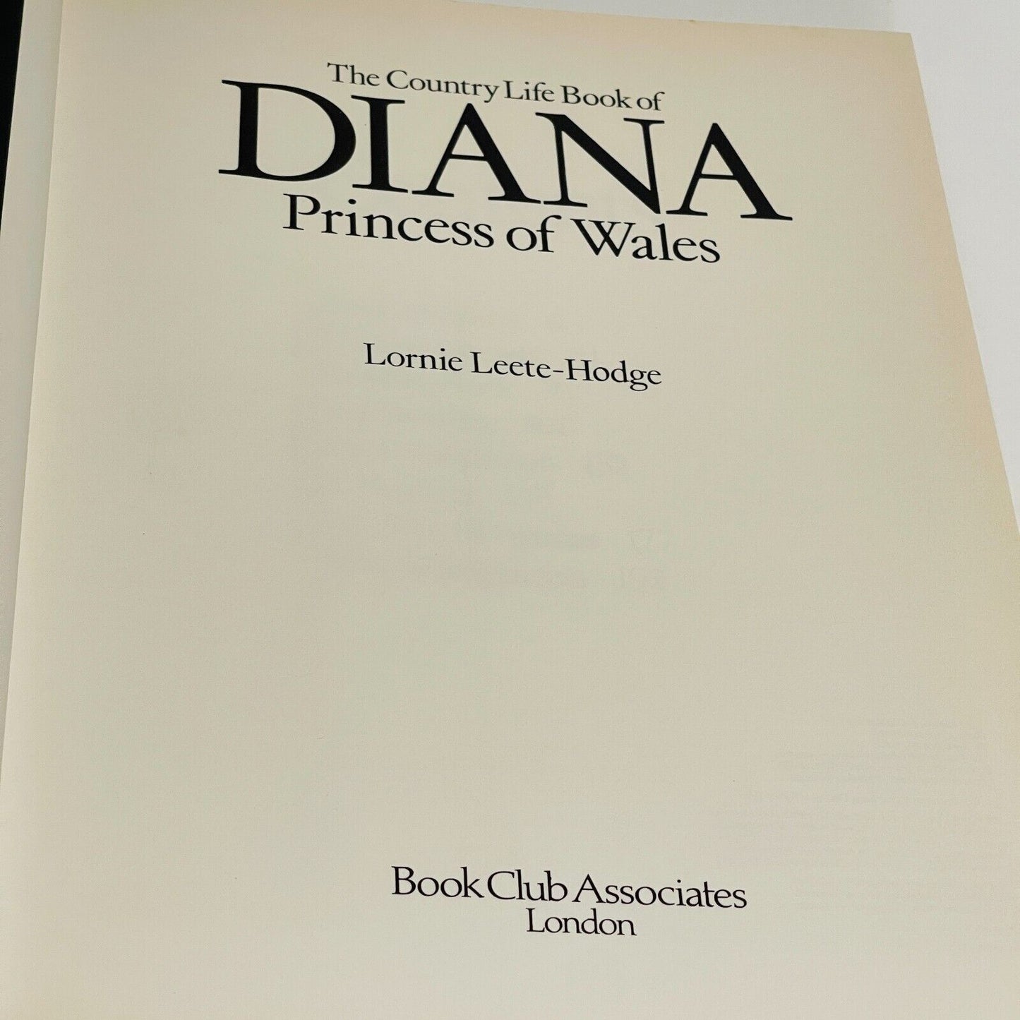 The Country Life Book of Diana Princess of Wales