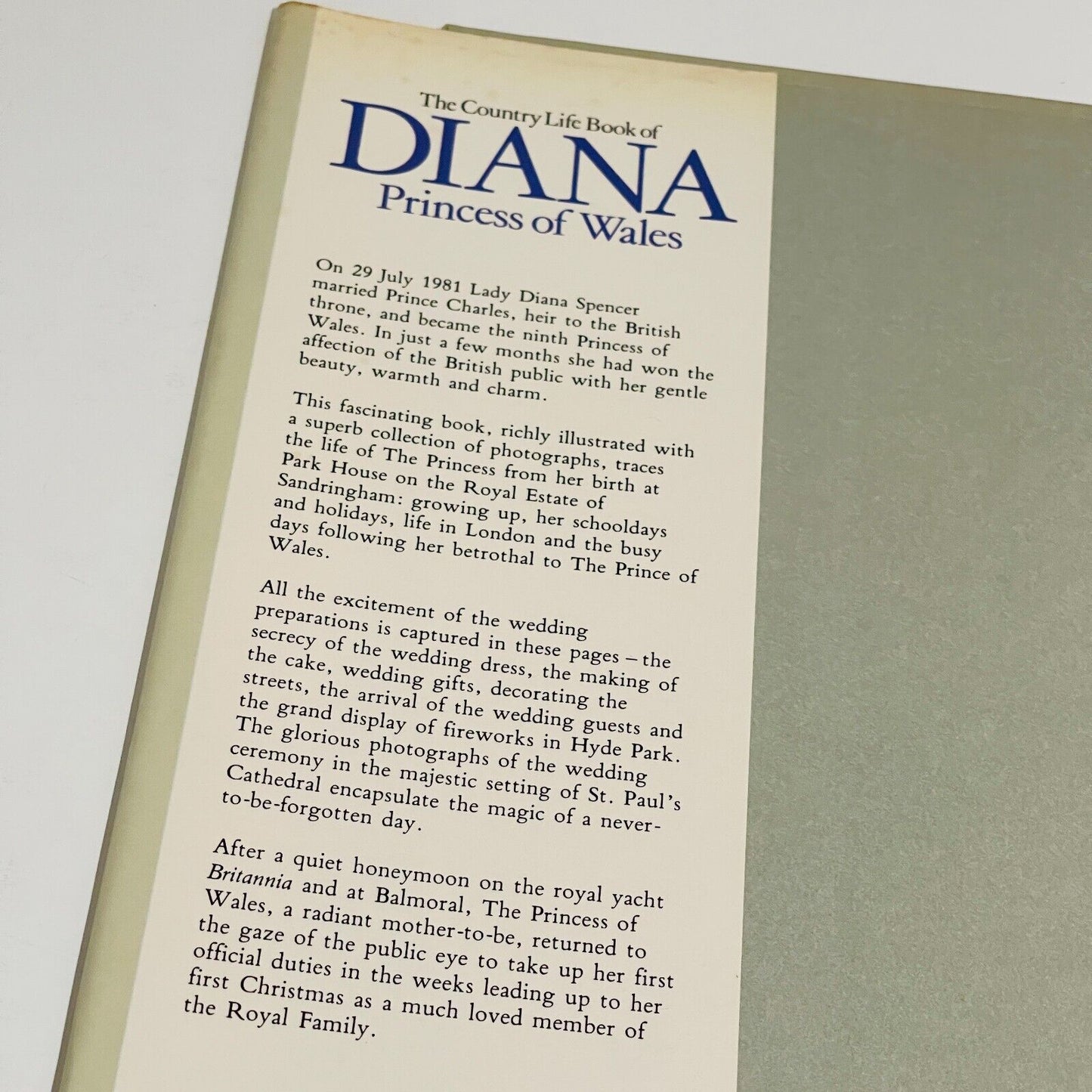 The Country Life Book of Diana Princess of Wales