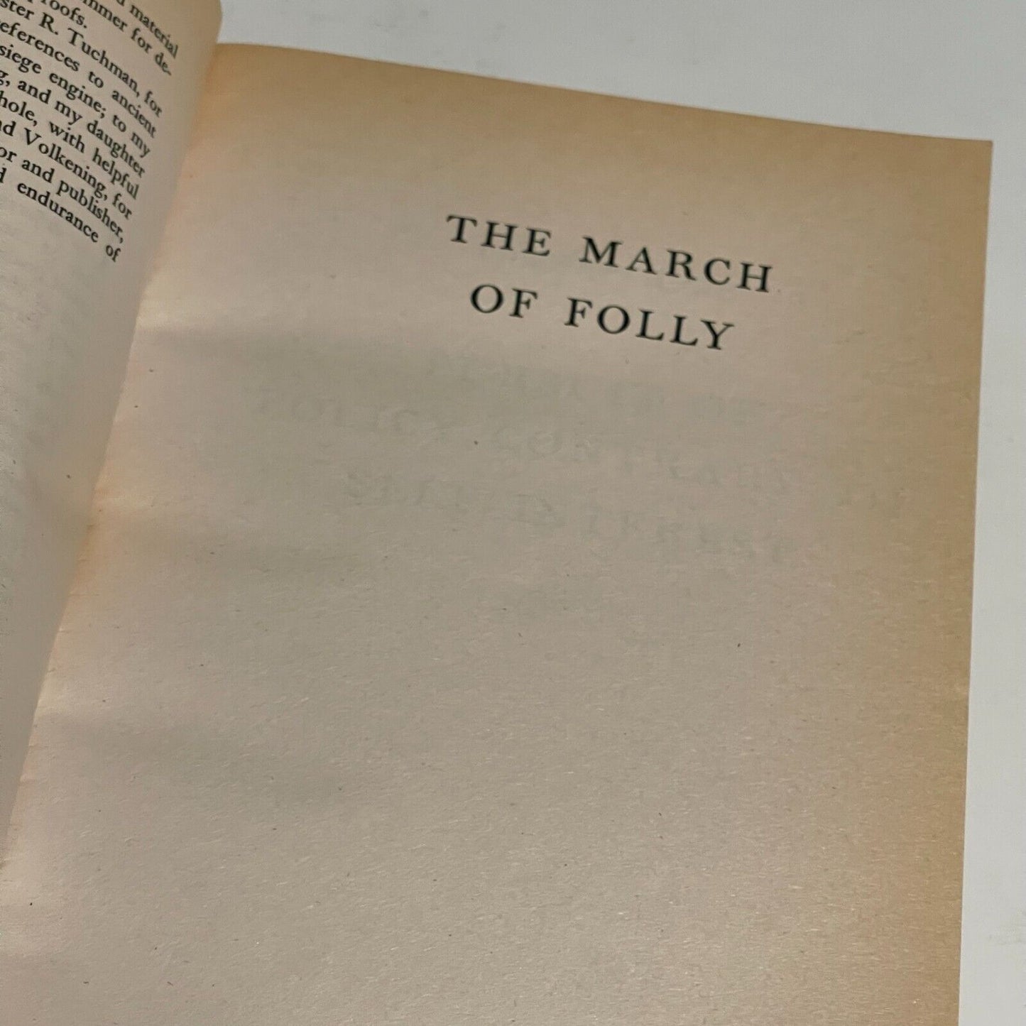 The March of Folly