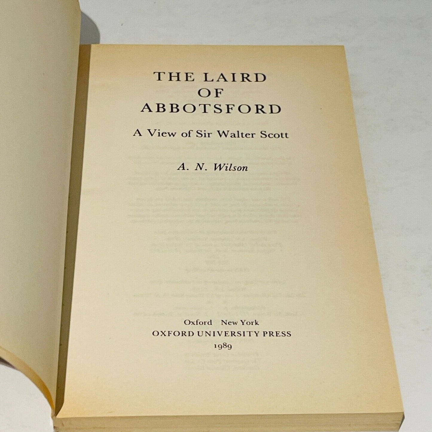 The Lard of Abbotsford A View of Sir Walter Scott