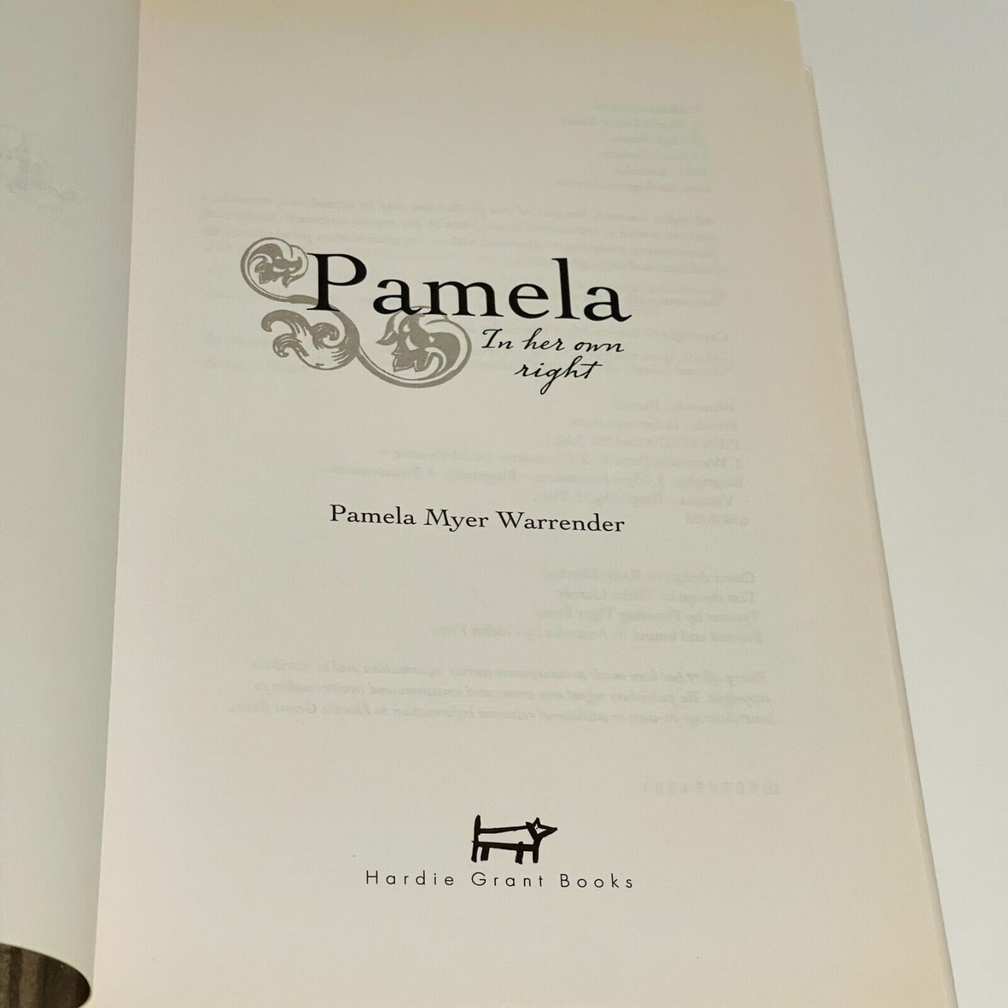 Pamela: In Her Own Right