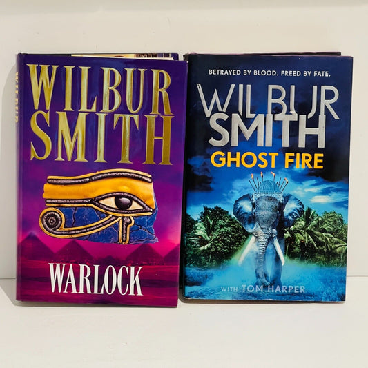 Wilbur Smith Fiction Bundle:  Warlock + Ghost Fire