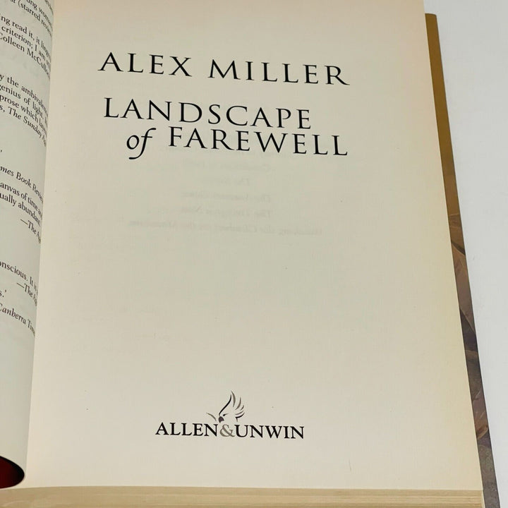 Landscape of Farewell • Alex Miller