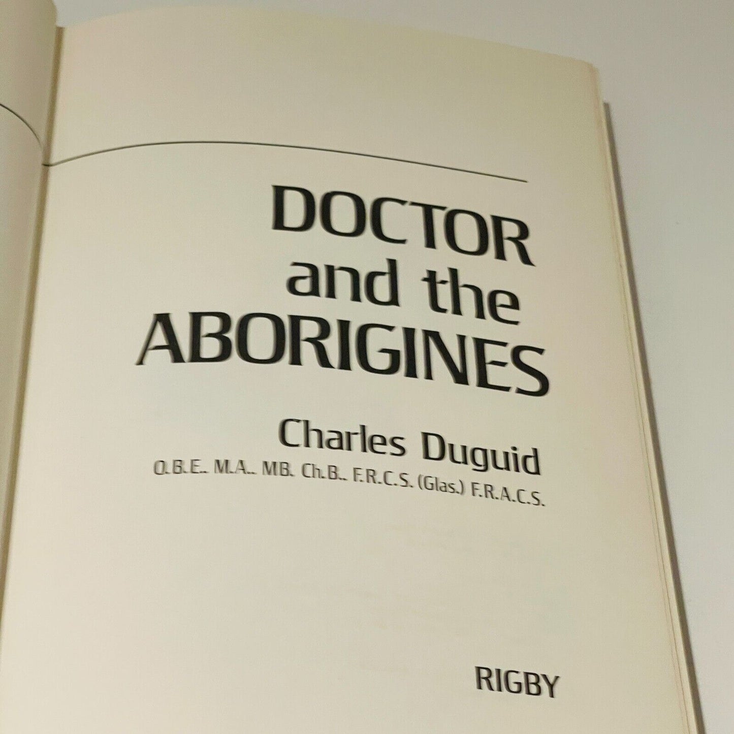 Doctor and the Aborigines