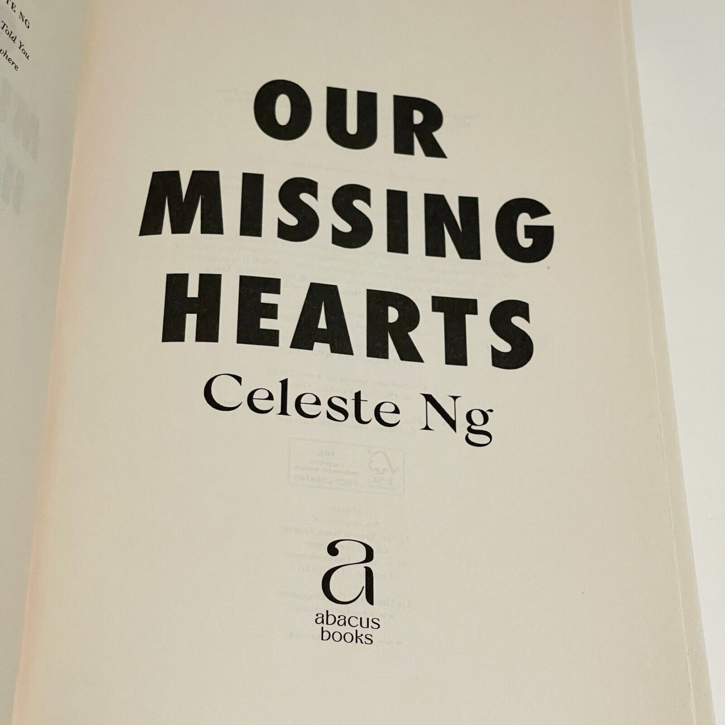 Our Missing Hearts