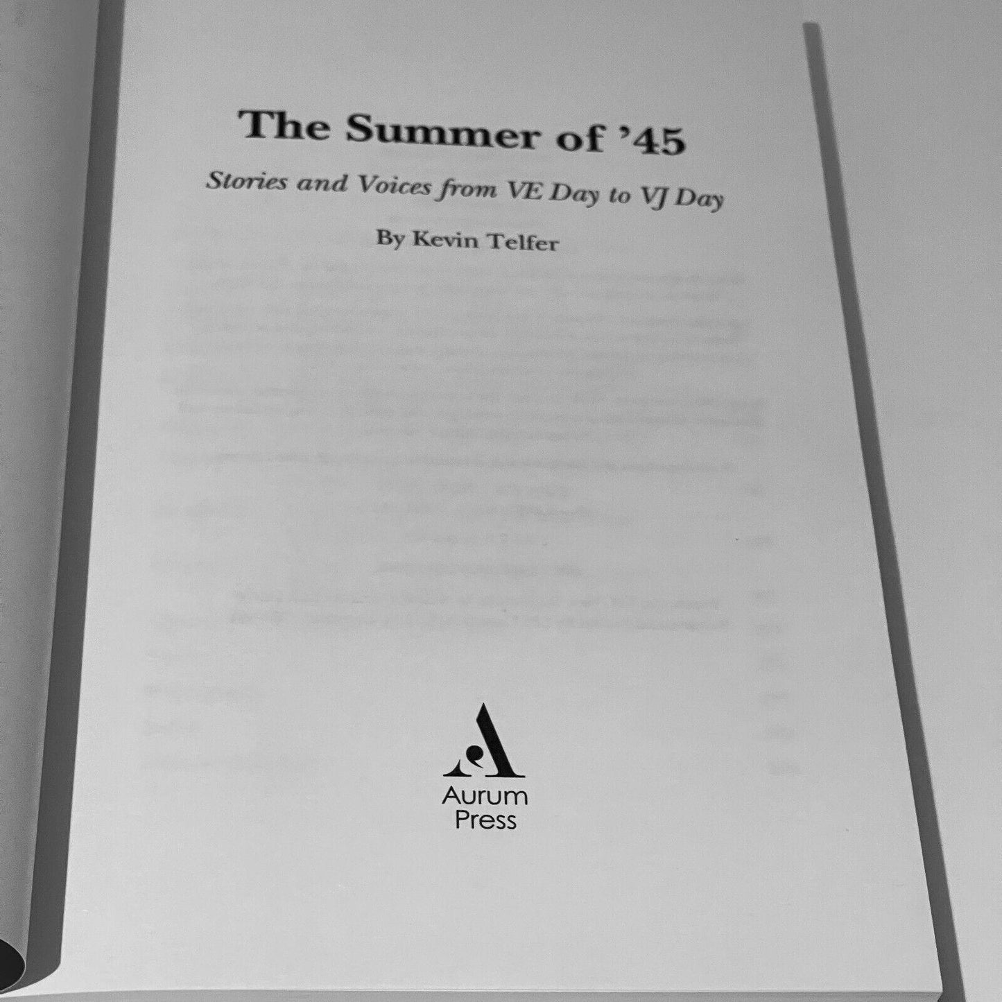 The Summer of '45