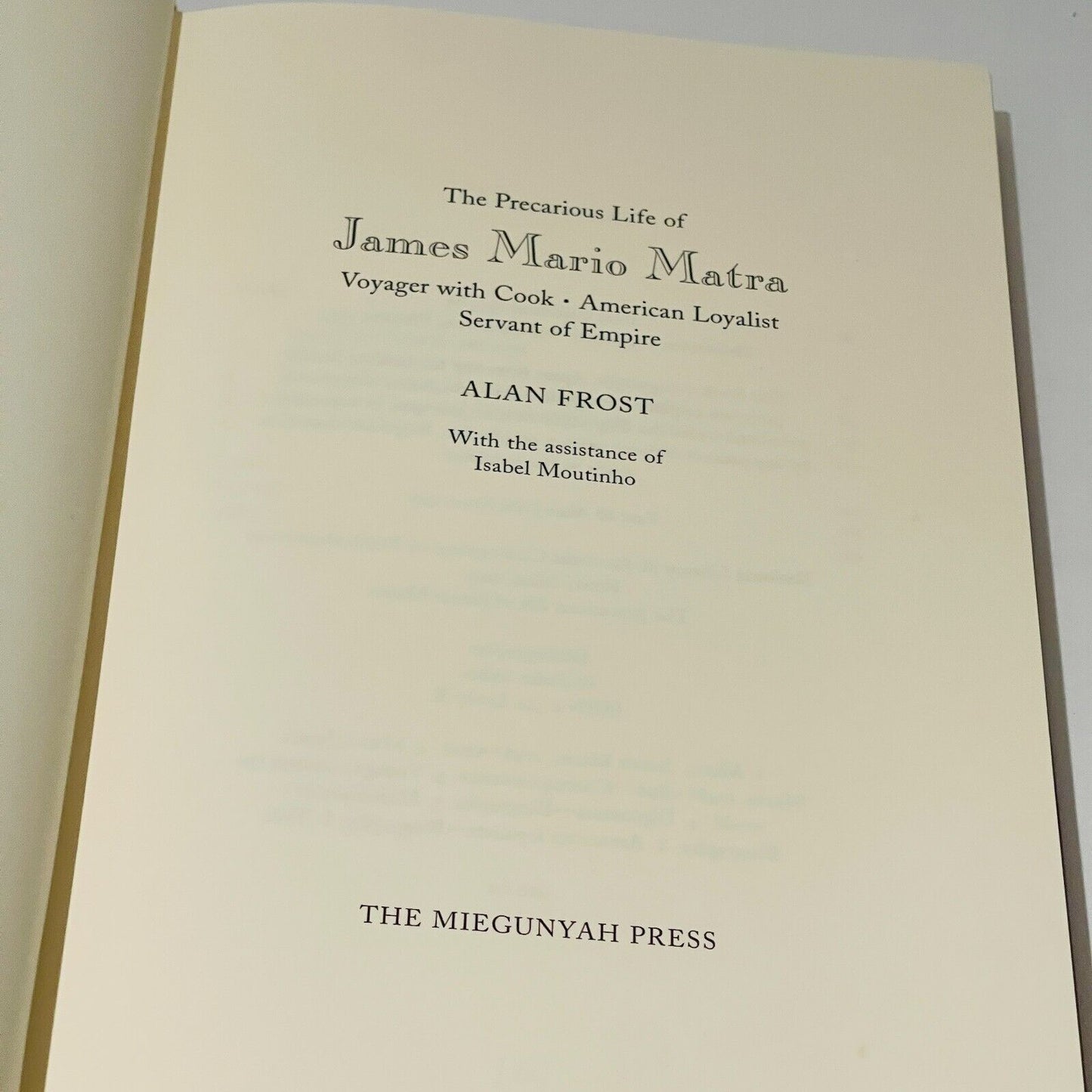 The Precarious Life of James Mario Matra