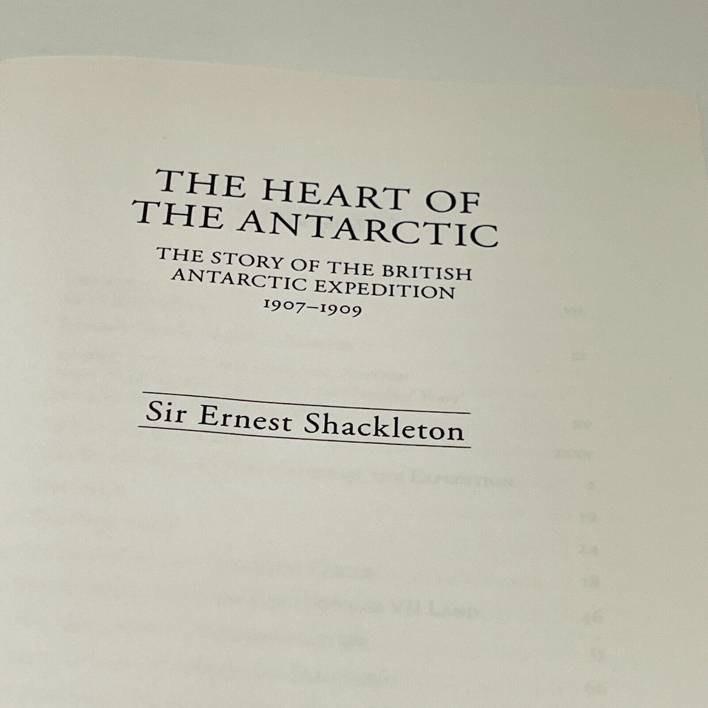 Shackleton The Polar Journeys