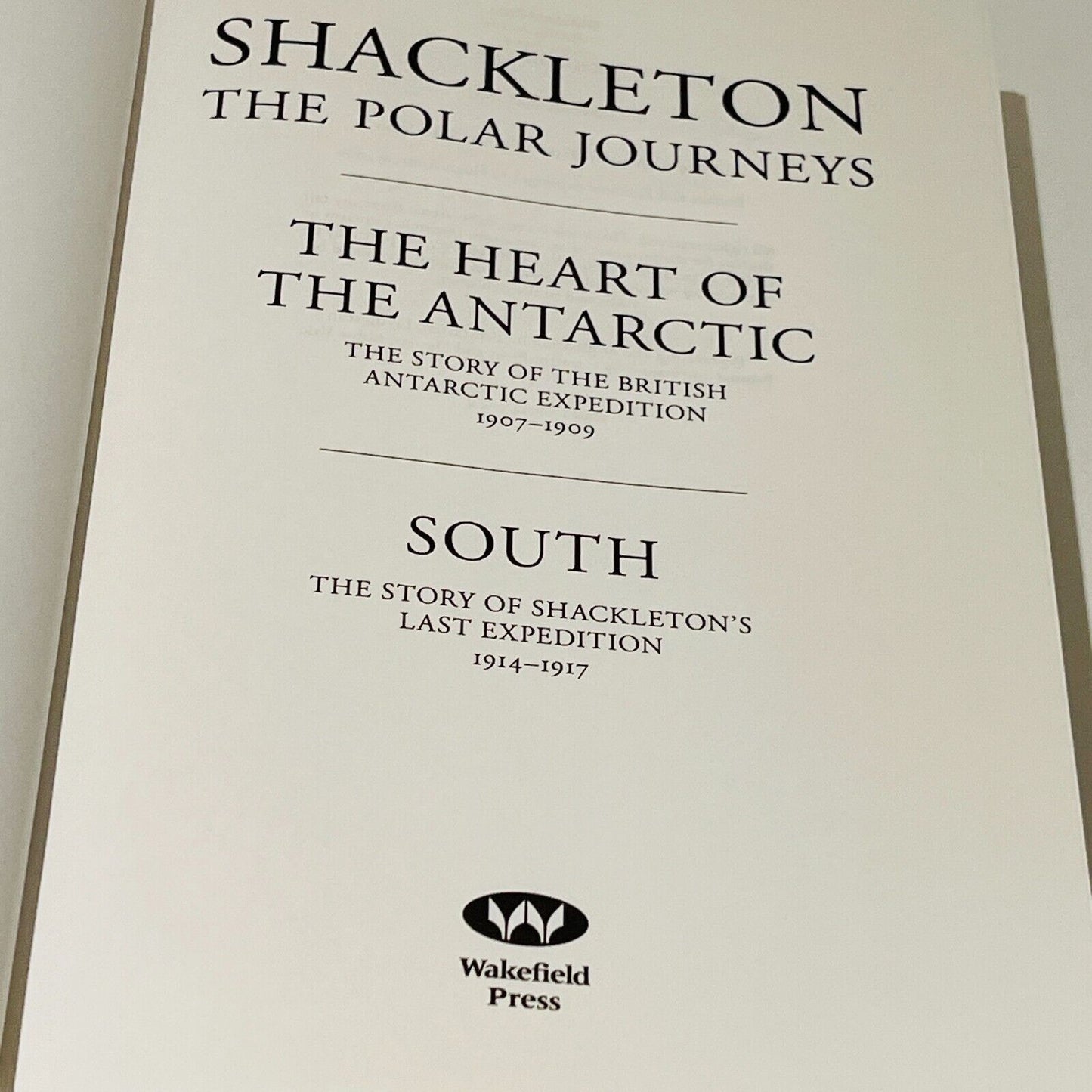 Shackleton The Polar Journeys