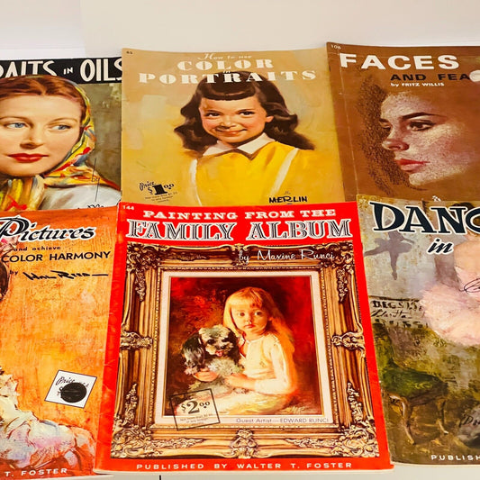 Walter T Foster Vintage Art Book Bundle