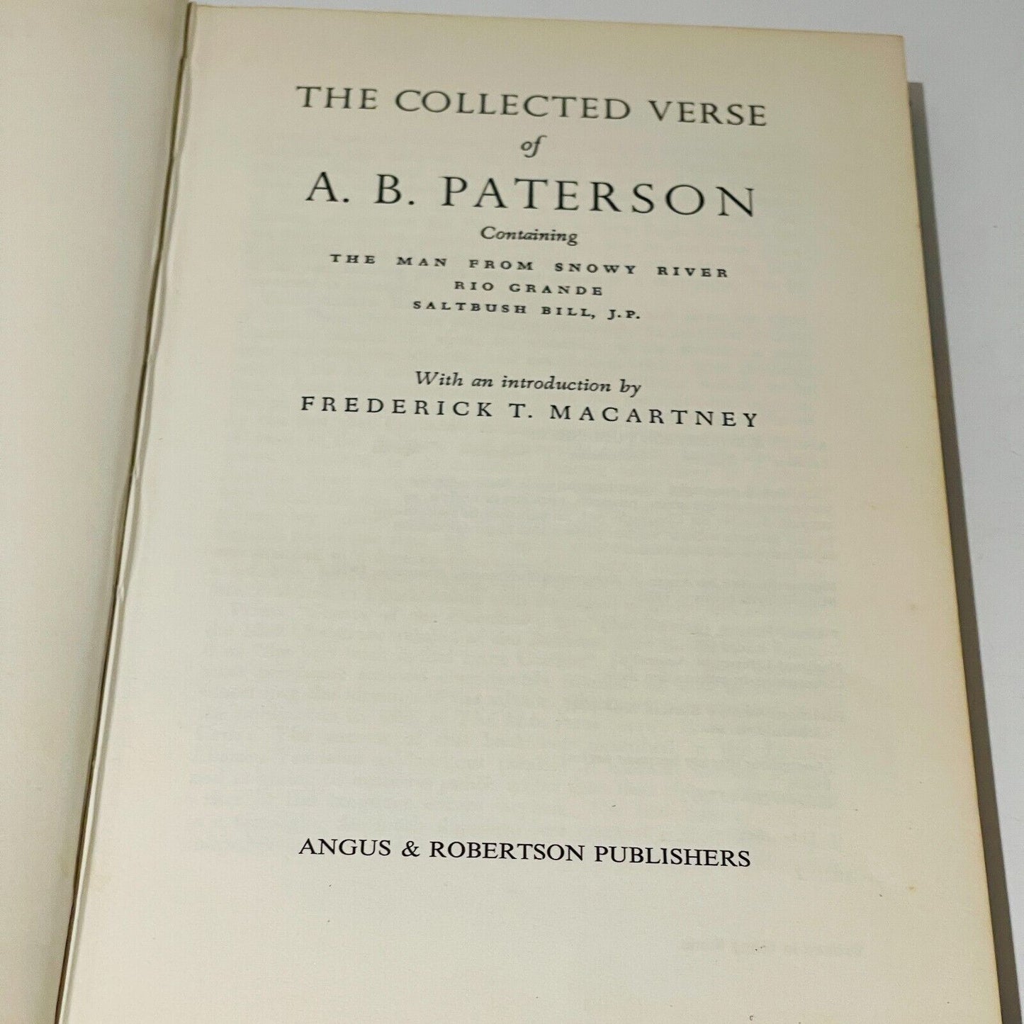 Australiana Verse A.B Patterson C.J Dennis Poetry Bundle