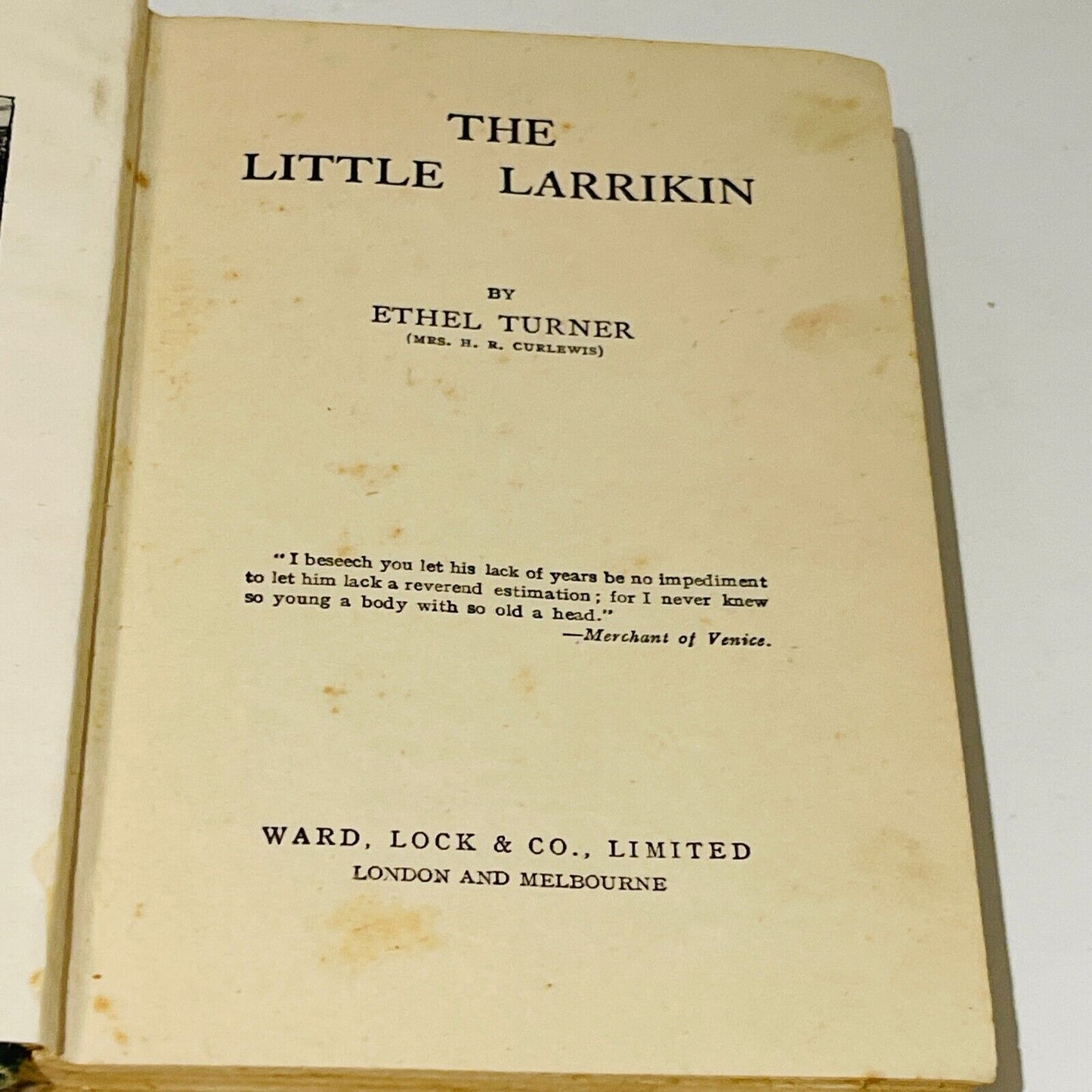 The Little Larrikin