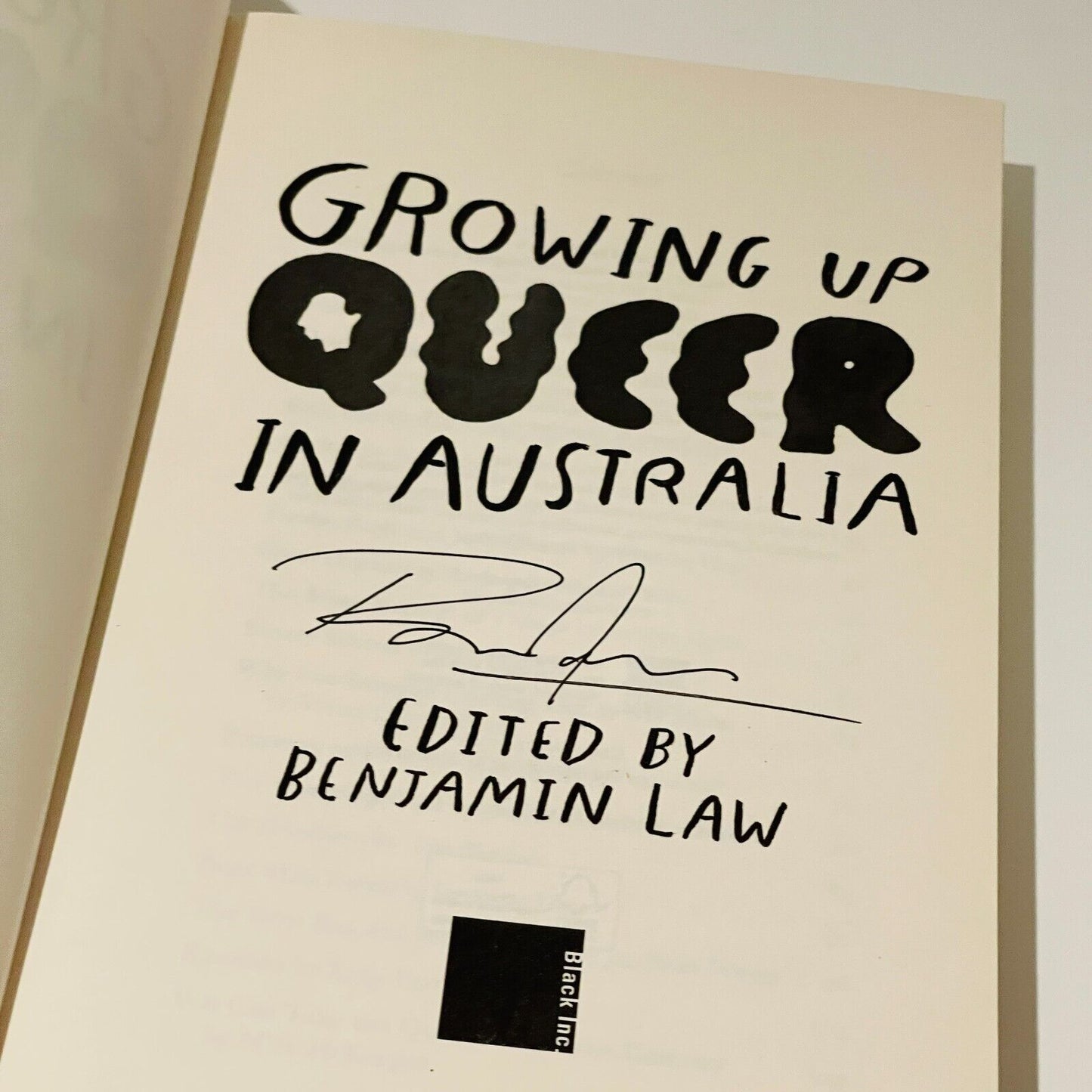 Growing Up Queer in Australia (Paperback 2019) Benjamin Law 1st Ed Signed Copy