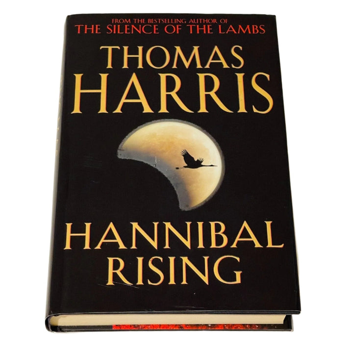 front cover photo.  Hannibal Rising.  Hardcover Fiction Book