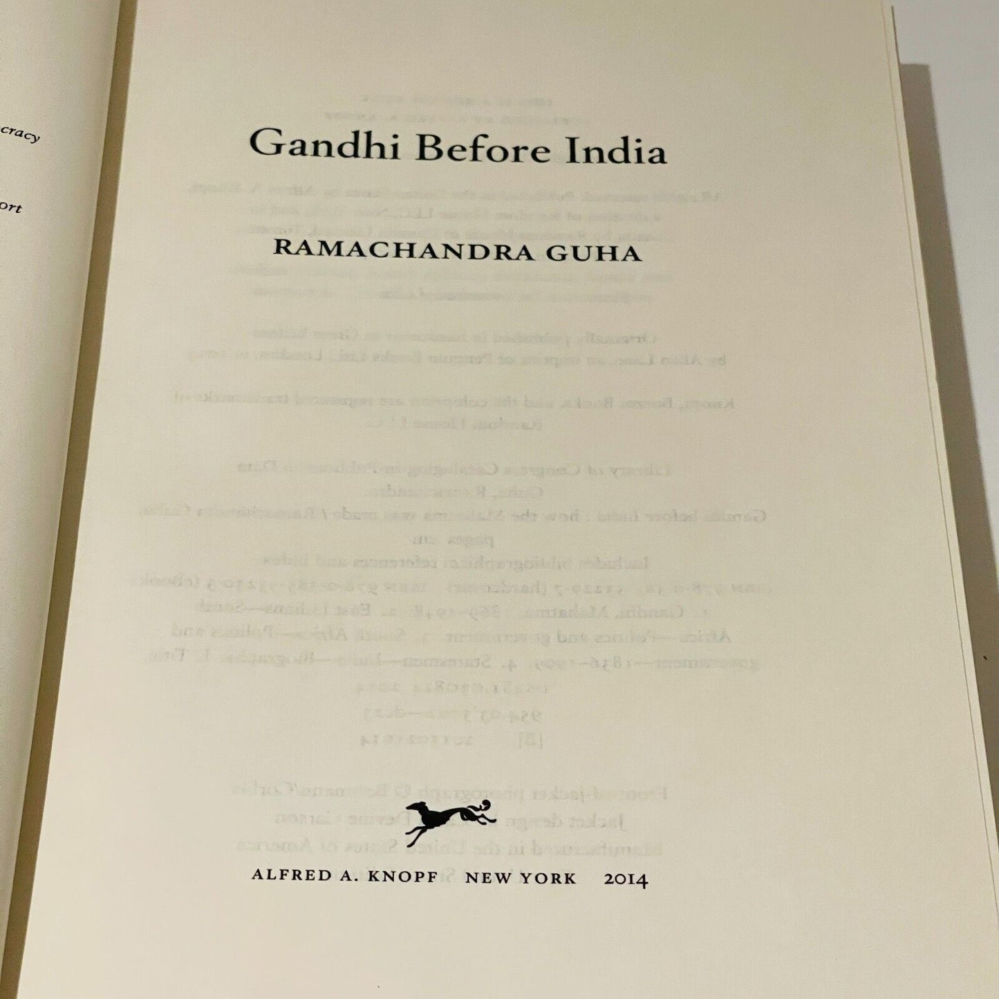 Gandhi: Before India