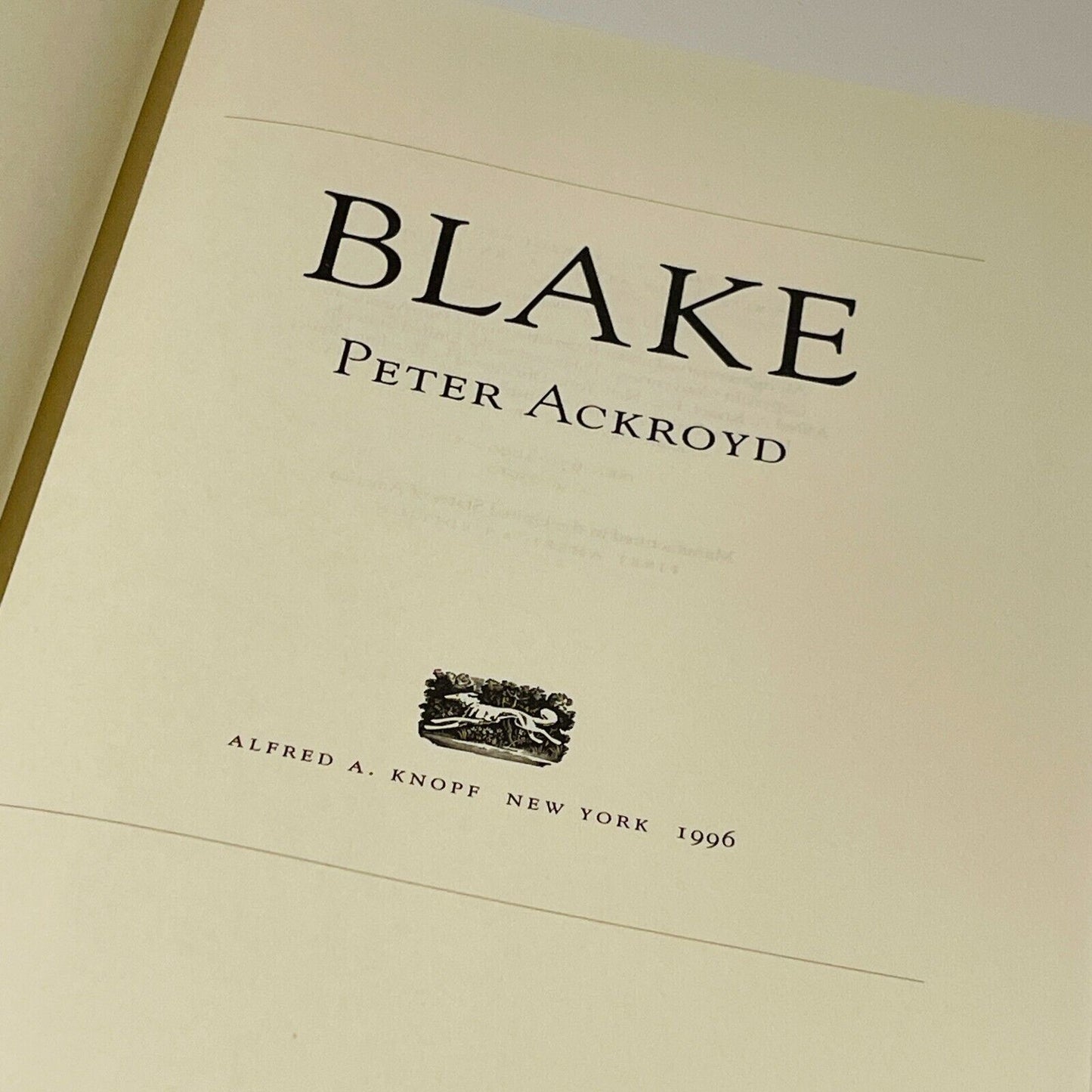 Blake: A Biography • Peter Ackroyd • Buy Online