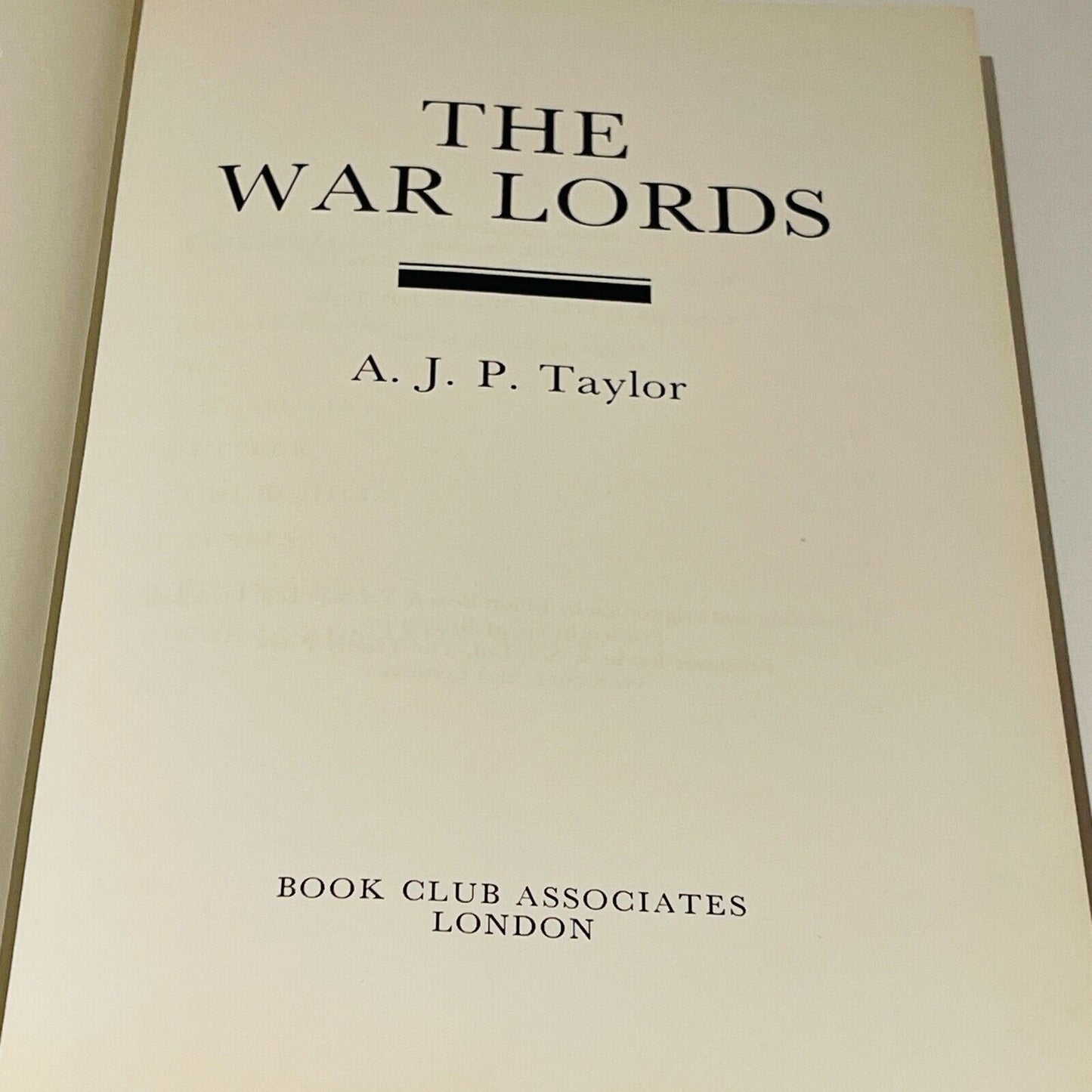 The War Lords