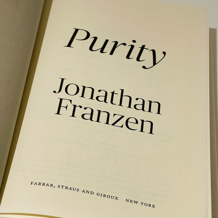 Purity • Jonathan Franzen