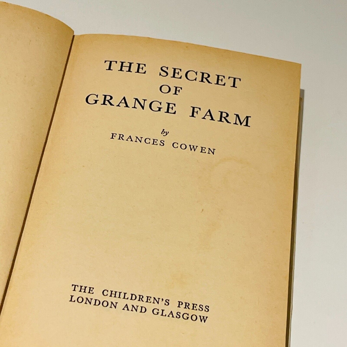 The Secret of Grange Farm