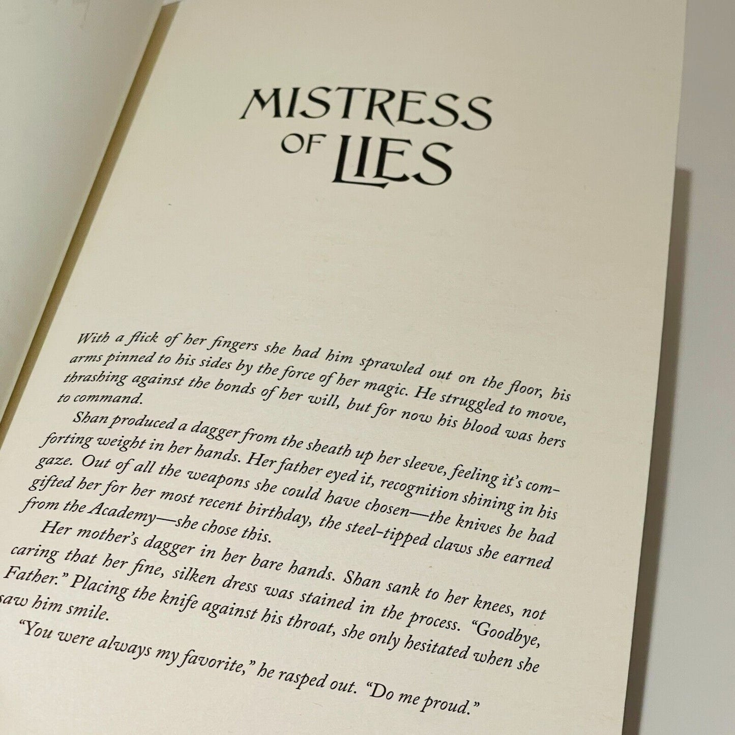 Mistress of Lies