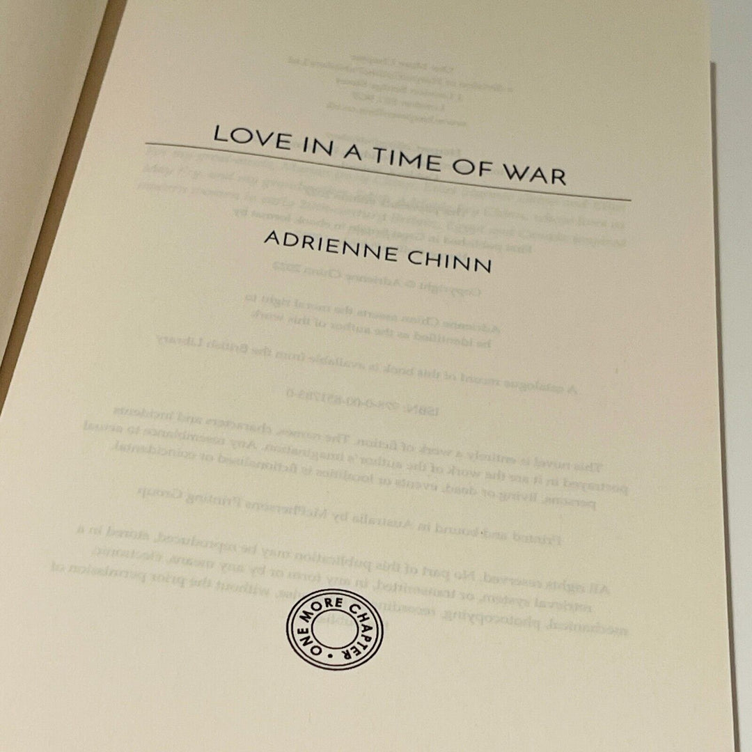 Love in a Time of War • Adrienne Chinn