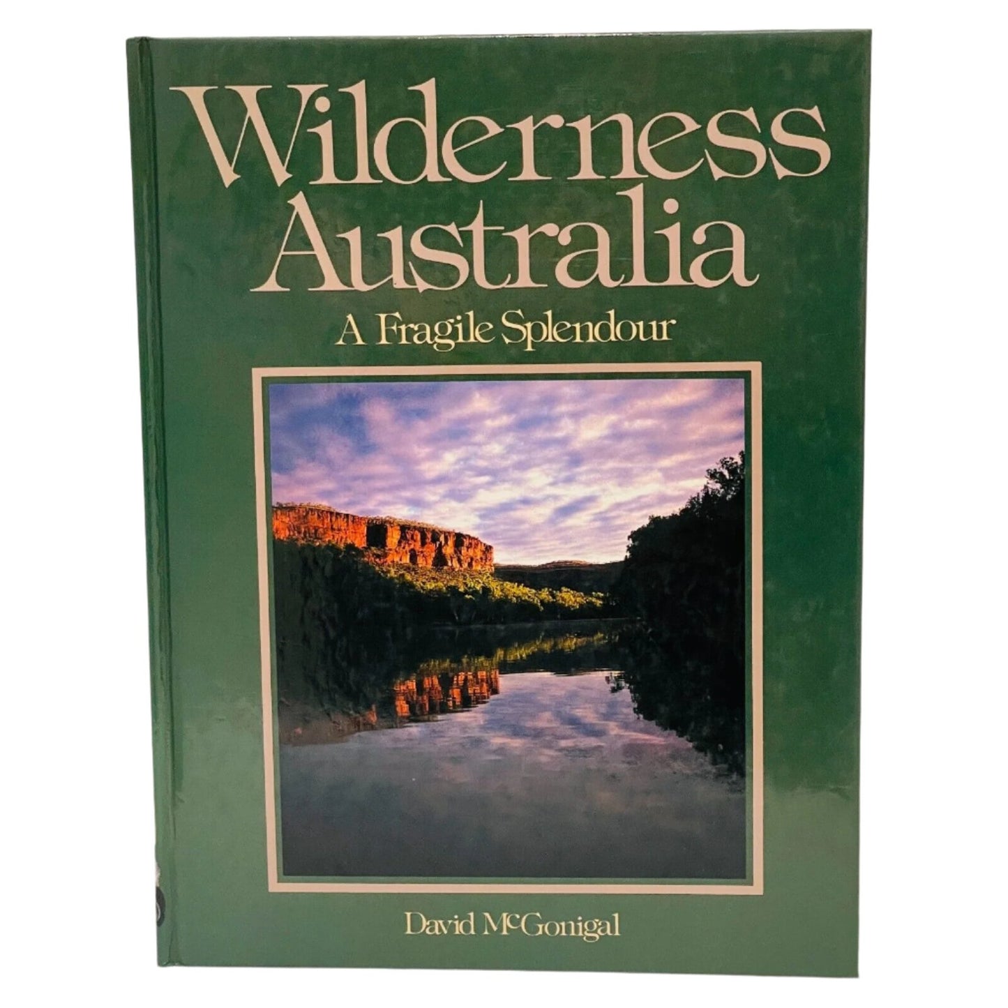 front cover hardcover book.  Wilnerness Australia.  David McGonigal